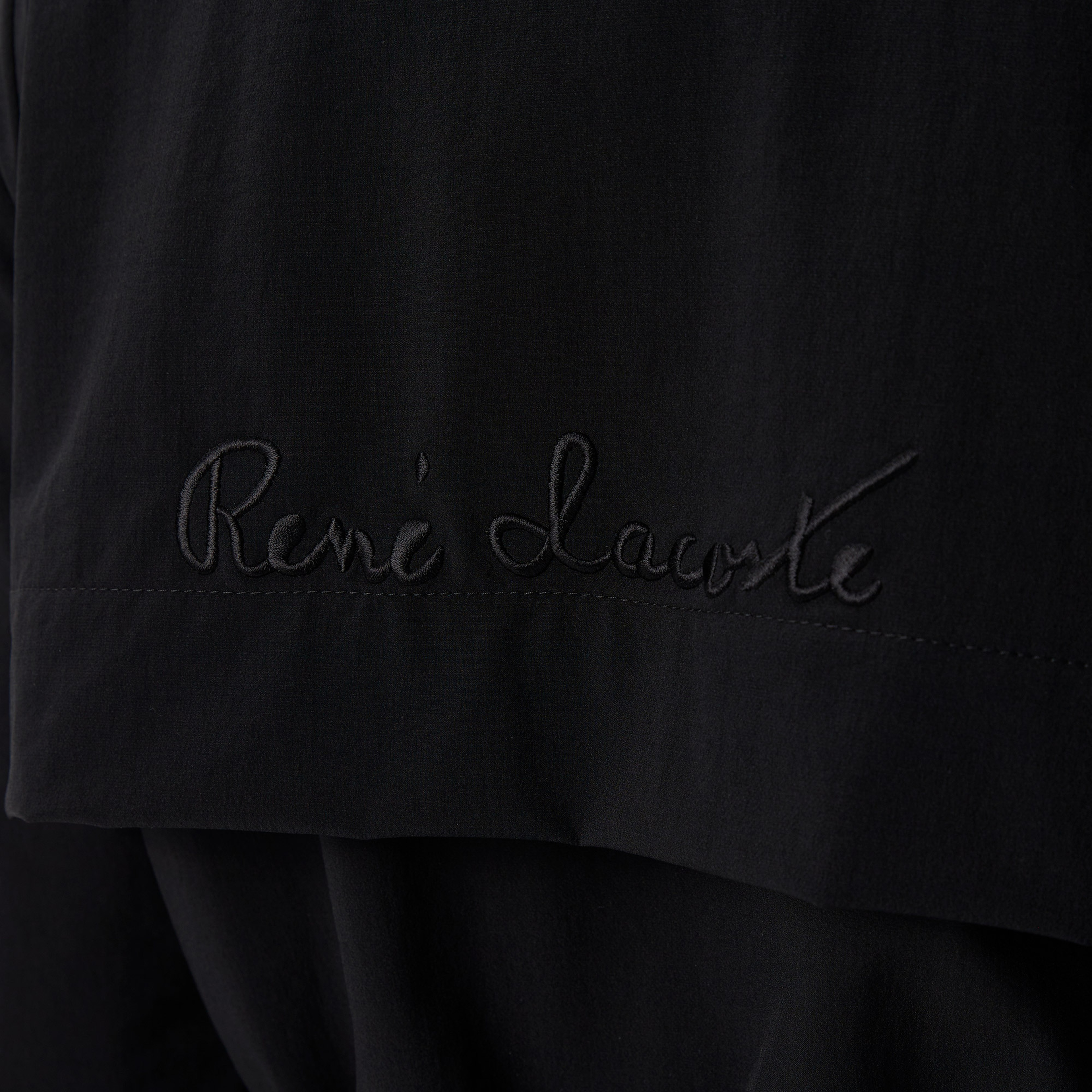 Kadın Kapüşonlu Baskılı Siyah Mont