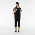Erkek Regular Fit Renk Bloklu Siyah Polo