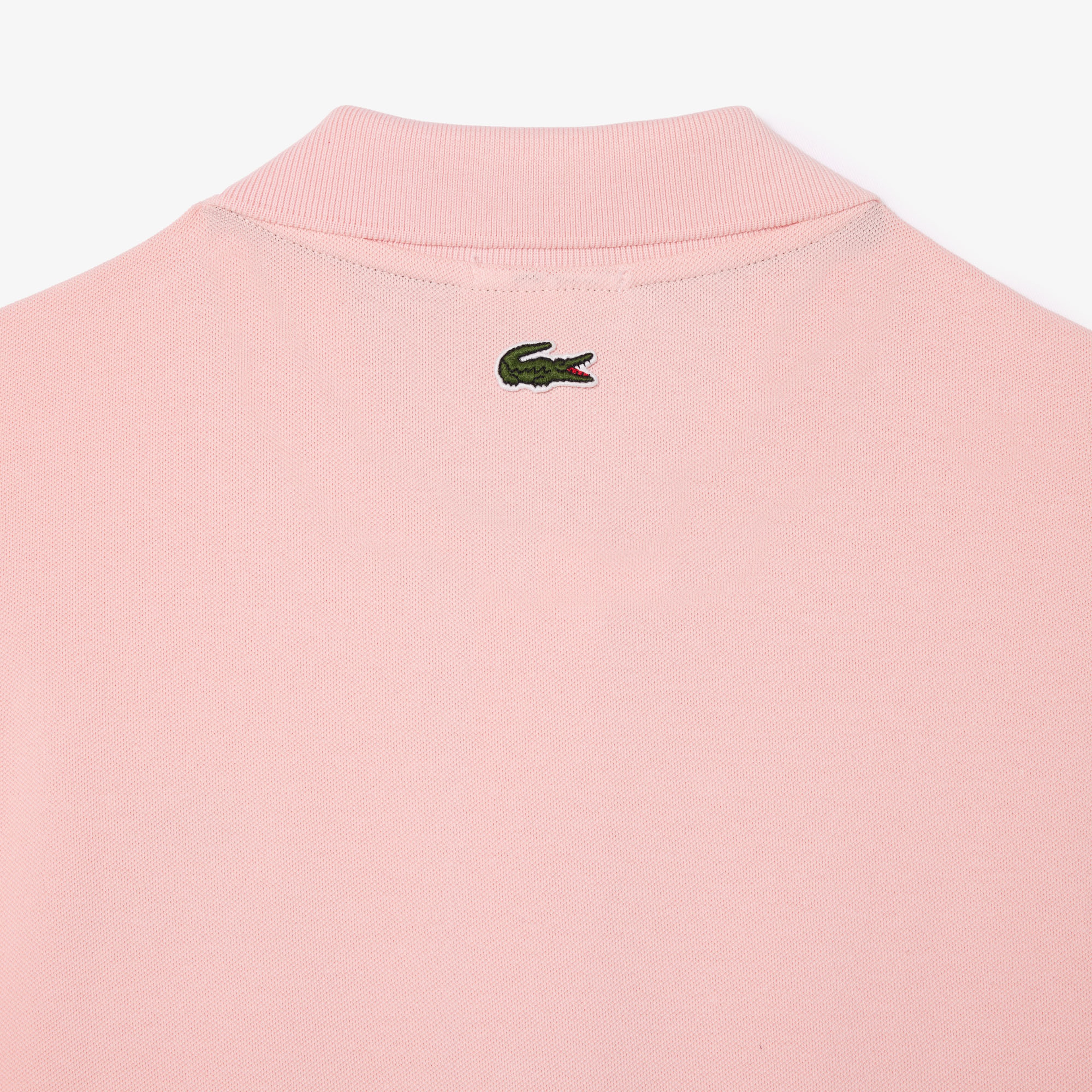 Signature Unisex Regular Fit Baskılı Pembe Polo