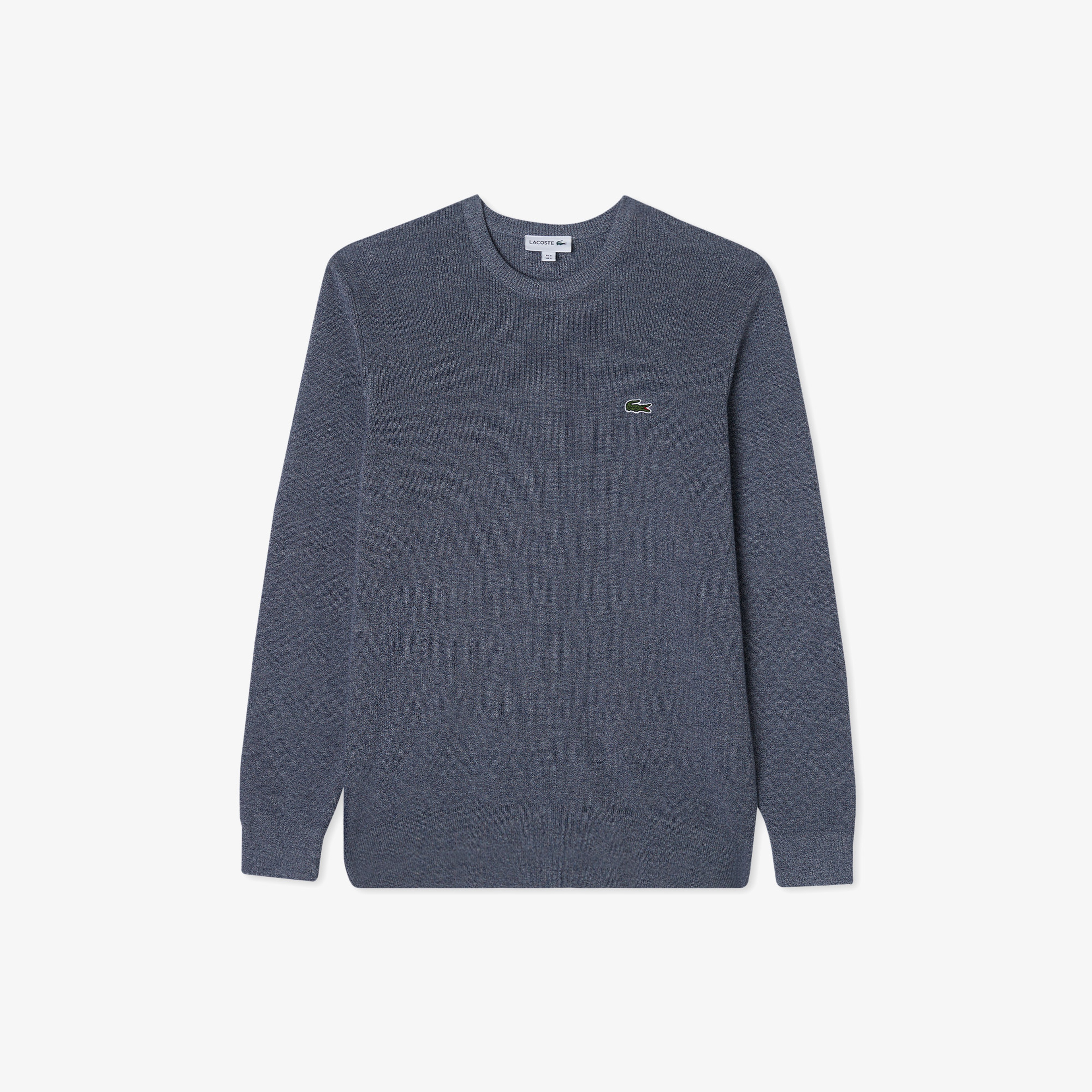 Erkek Regular Fit Bisiklet Yaka Gri Kazak