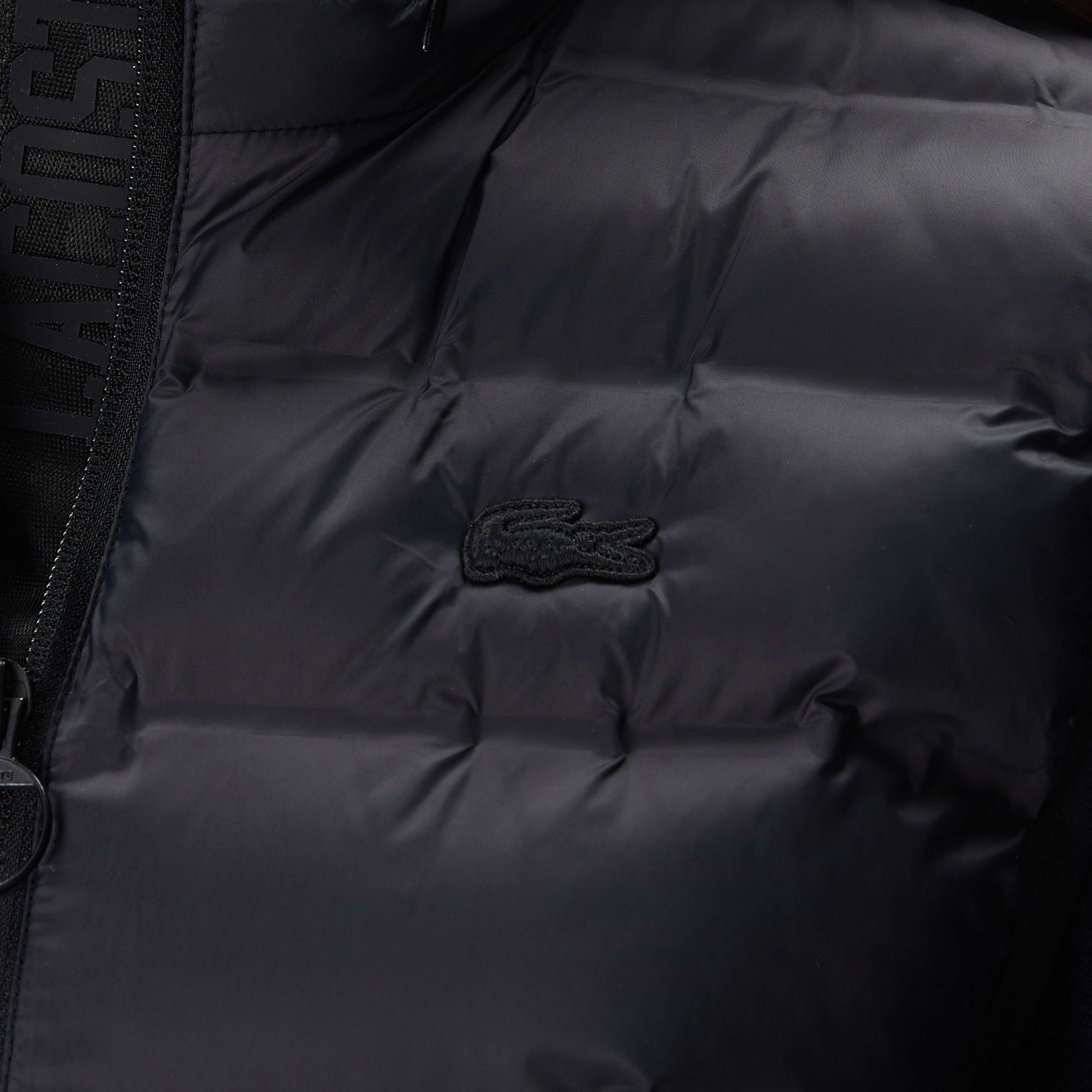 Kadın Dik Yaka Kapitone Siyah Yelek