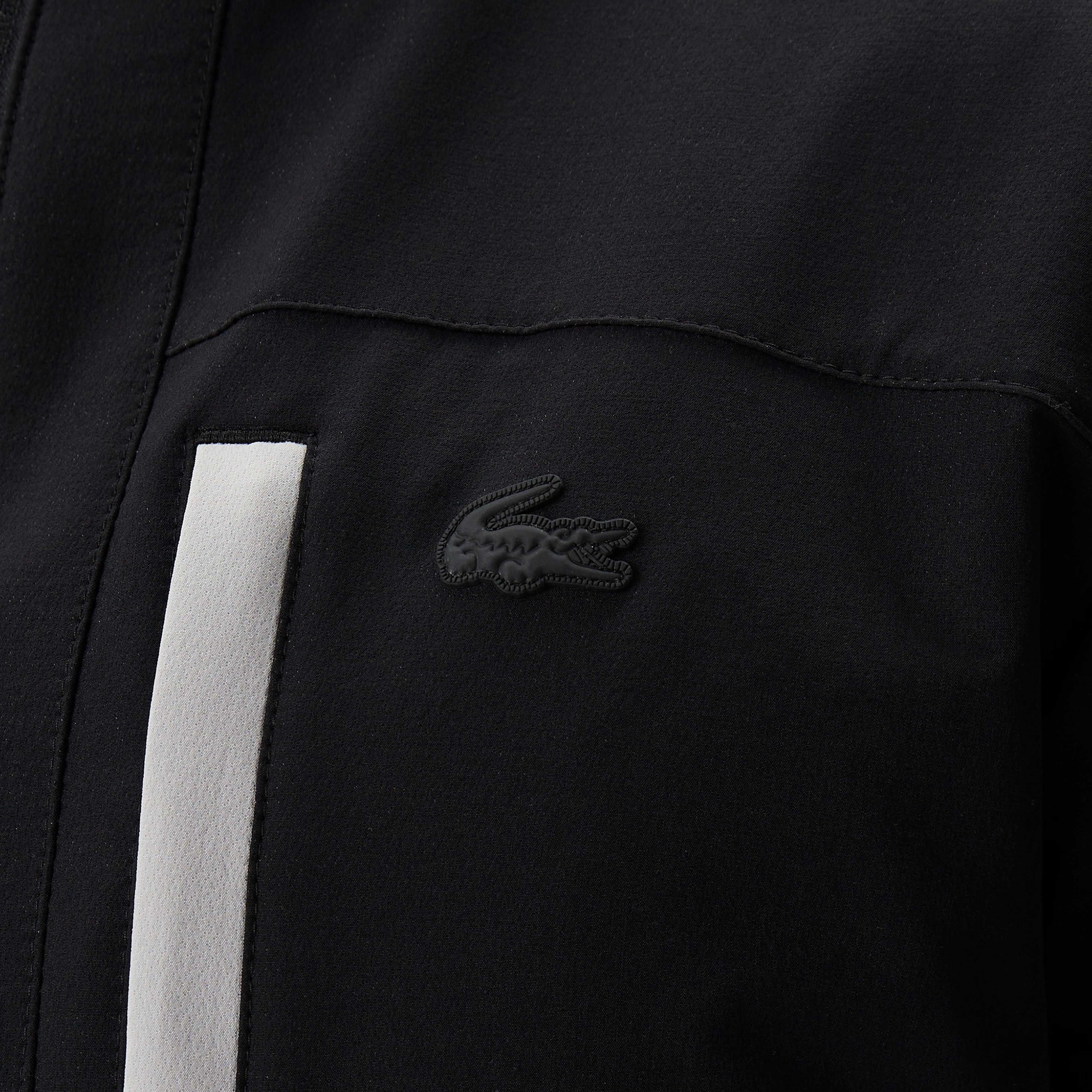 Erkek Kapüşonlu Siyah Mont