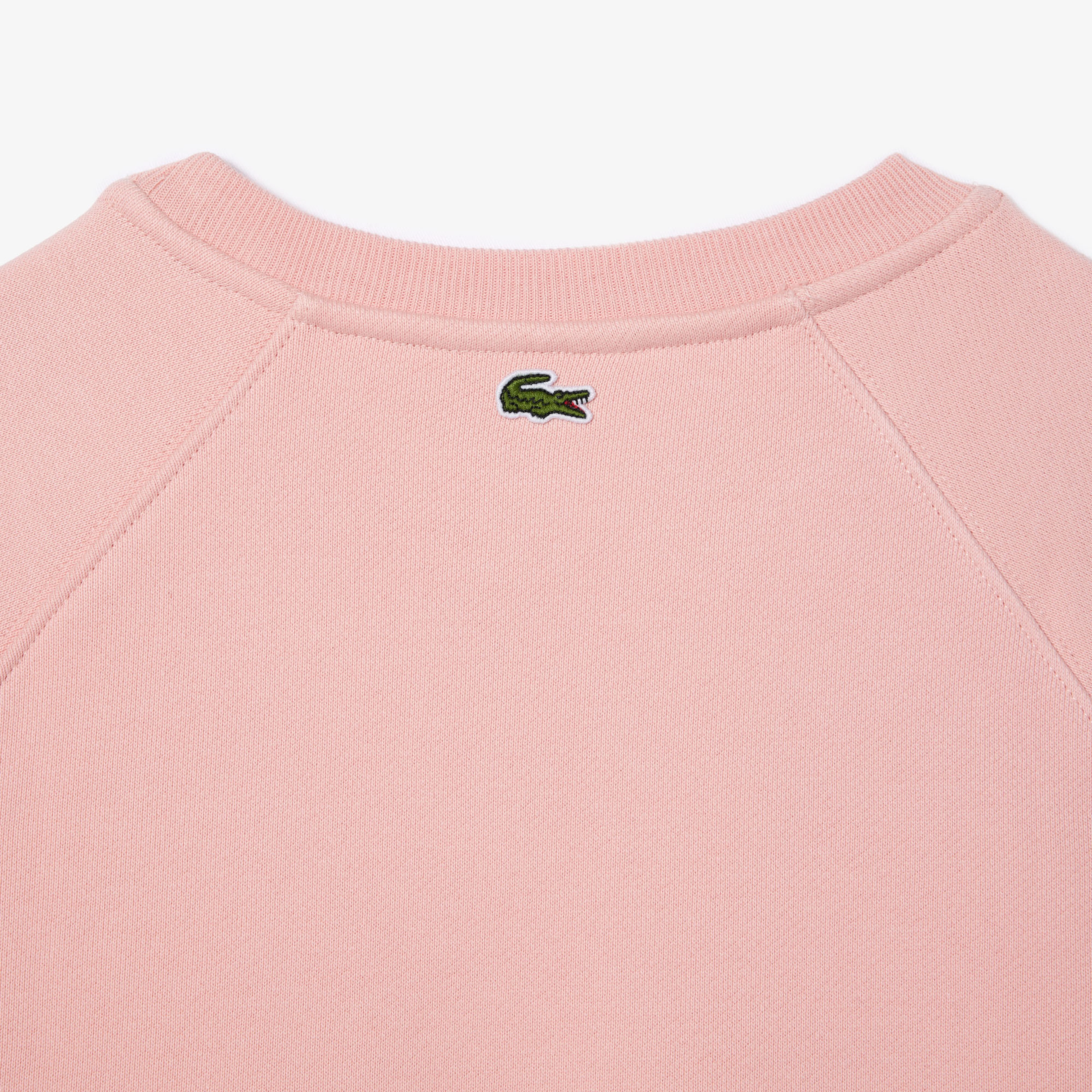 Kadın Bisiklet Yaka Baskılı Pembe Sweatshirt