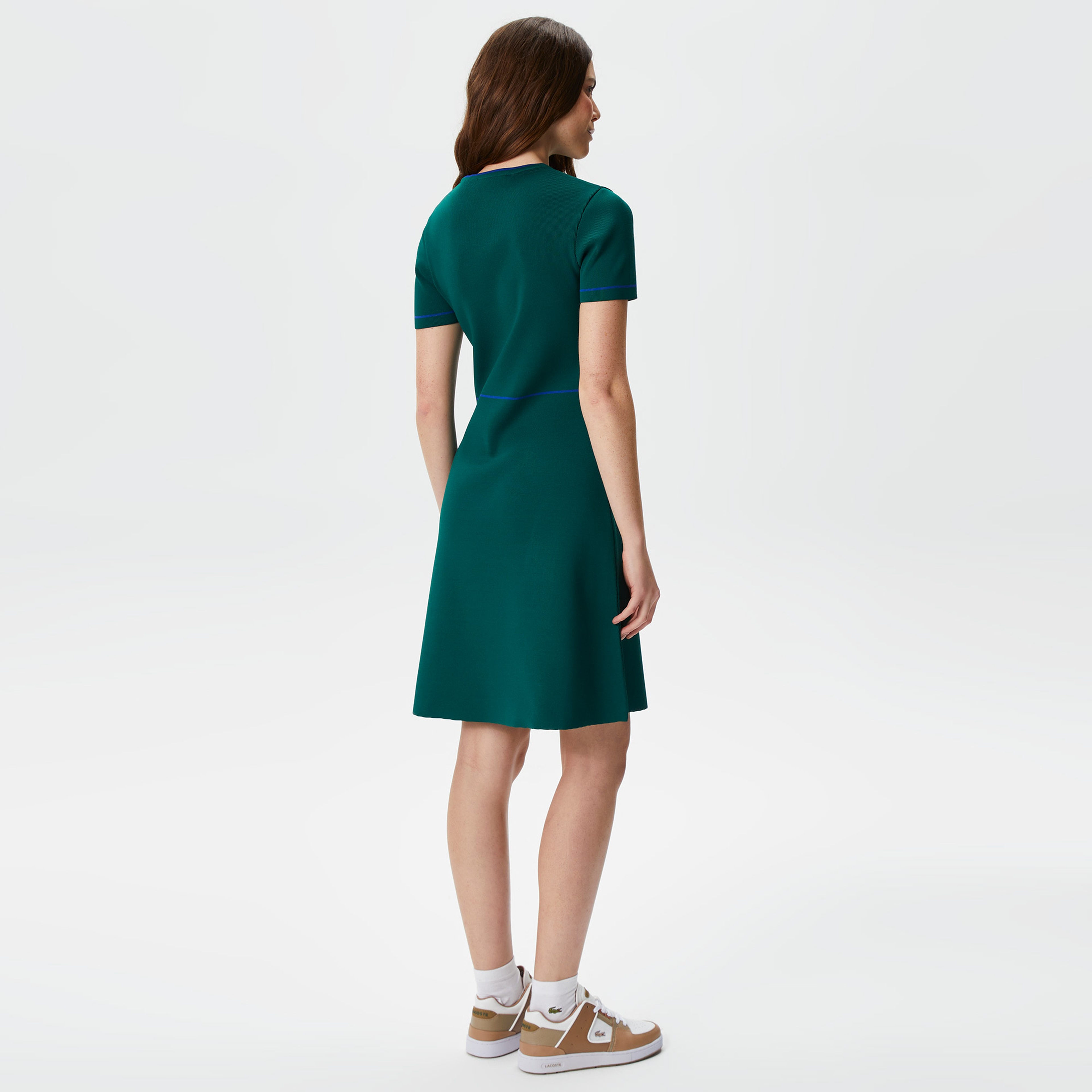 Kadın Flare Fit Yeşil Elbise