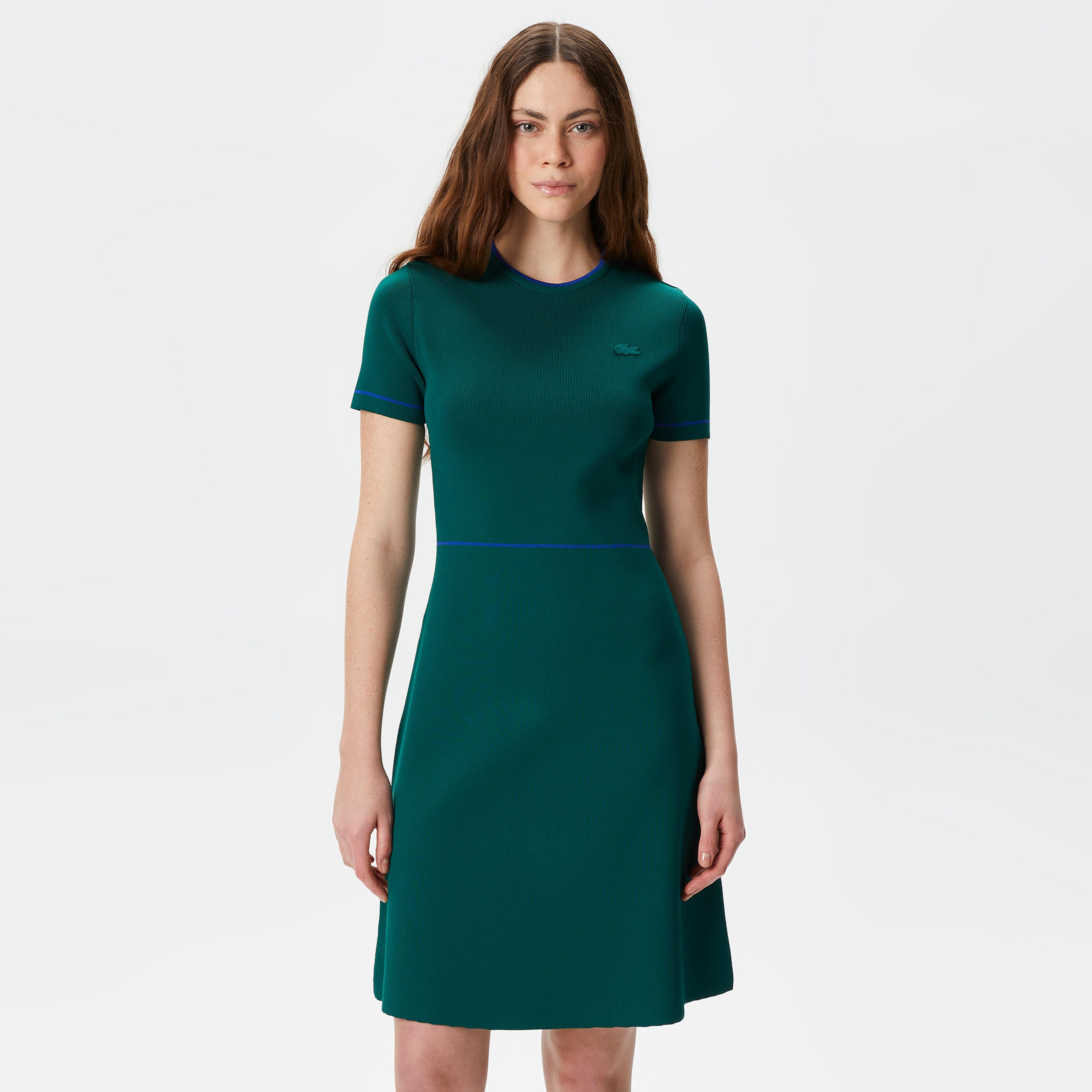 Kadın Flare Fit Yeşil Elbise