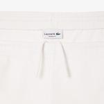 Erkek Tapered Fit Renk Bloklu Krem Eşofman Altı