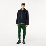 Erkek Classic Fit Bisiklet Yaka Organik Pamuk Koyu Yeşil Sweatshirt