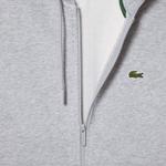 Erkek Classic Fit Fermuarlı Gri Sweatshirt