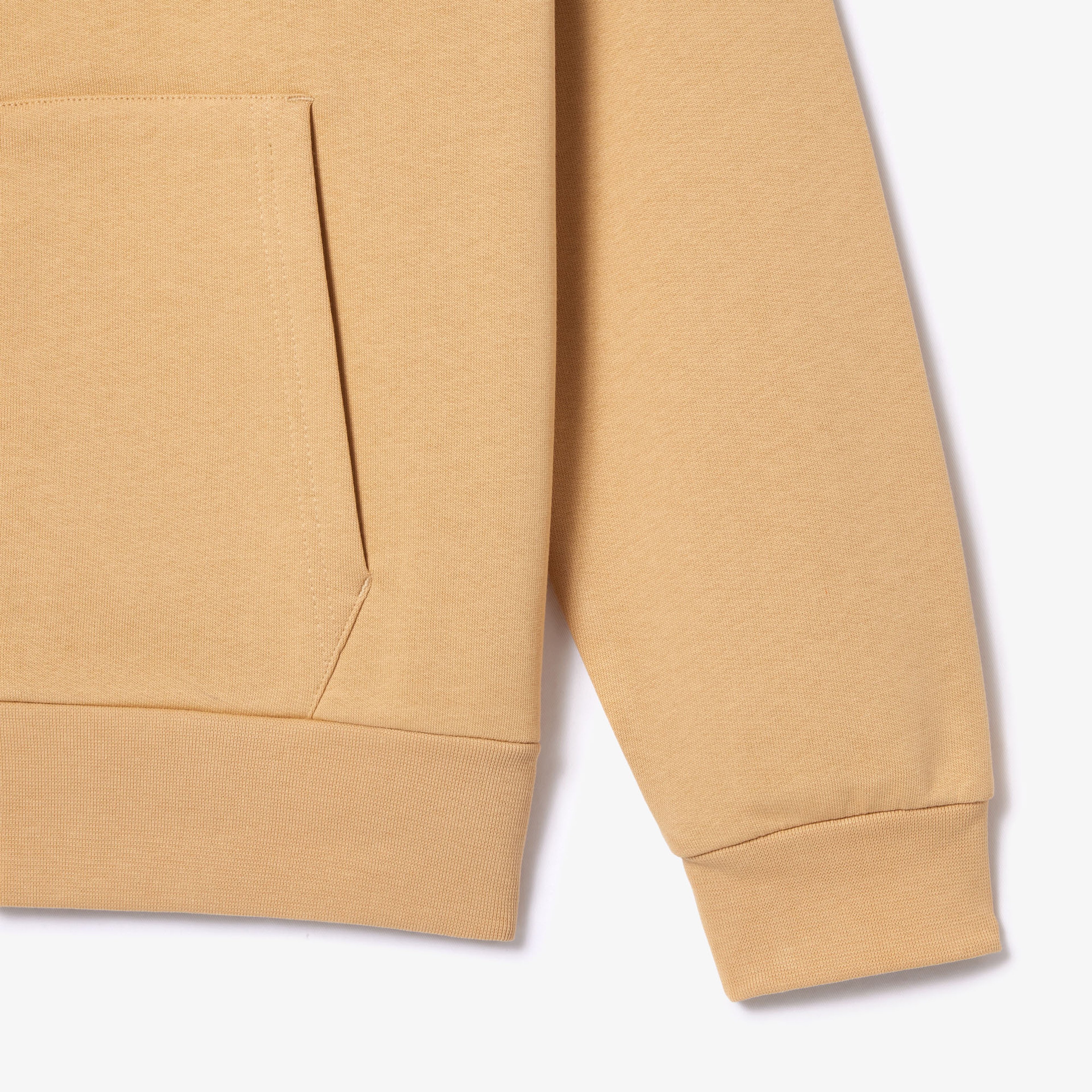 Erkek Classic Fit Fermuarlı Bej Sweatshirt