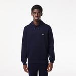 Erkek Classic Fit Kapüşonlu Organik Pamuk Lacivert Sweatshirt