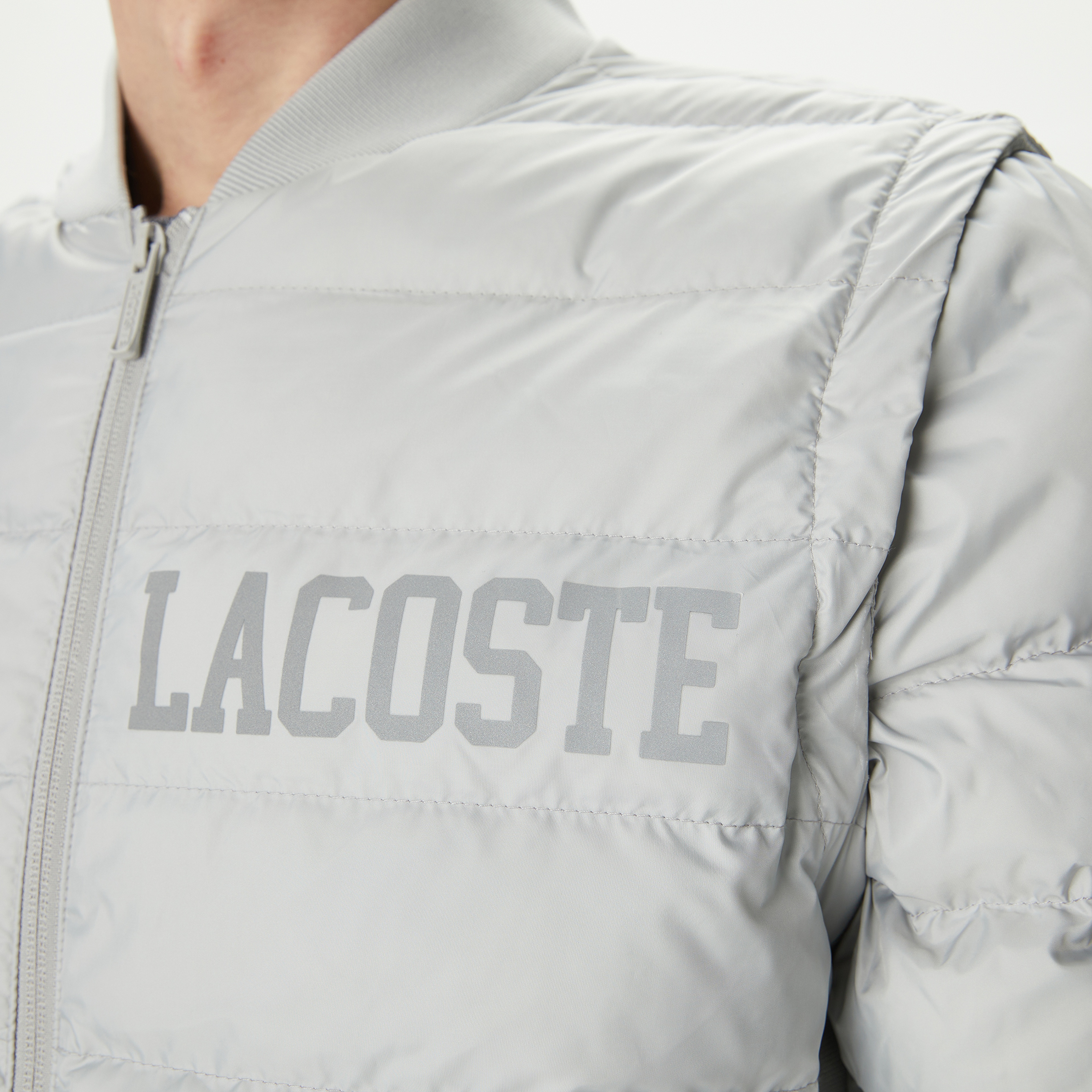 Erkek Kapitone Gri Mont