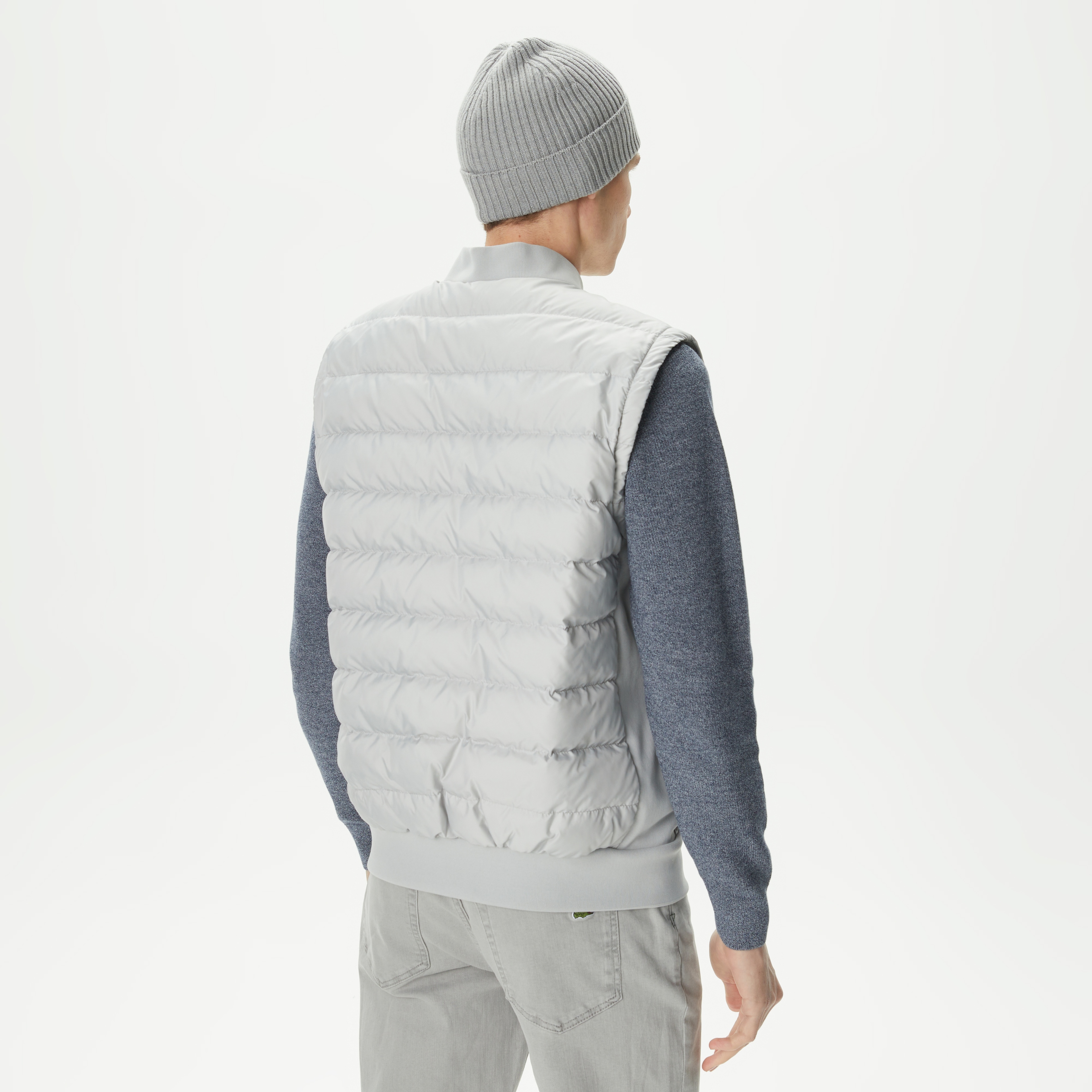 Erkek Kapitone Gri Mont