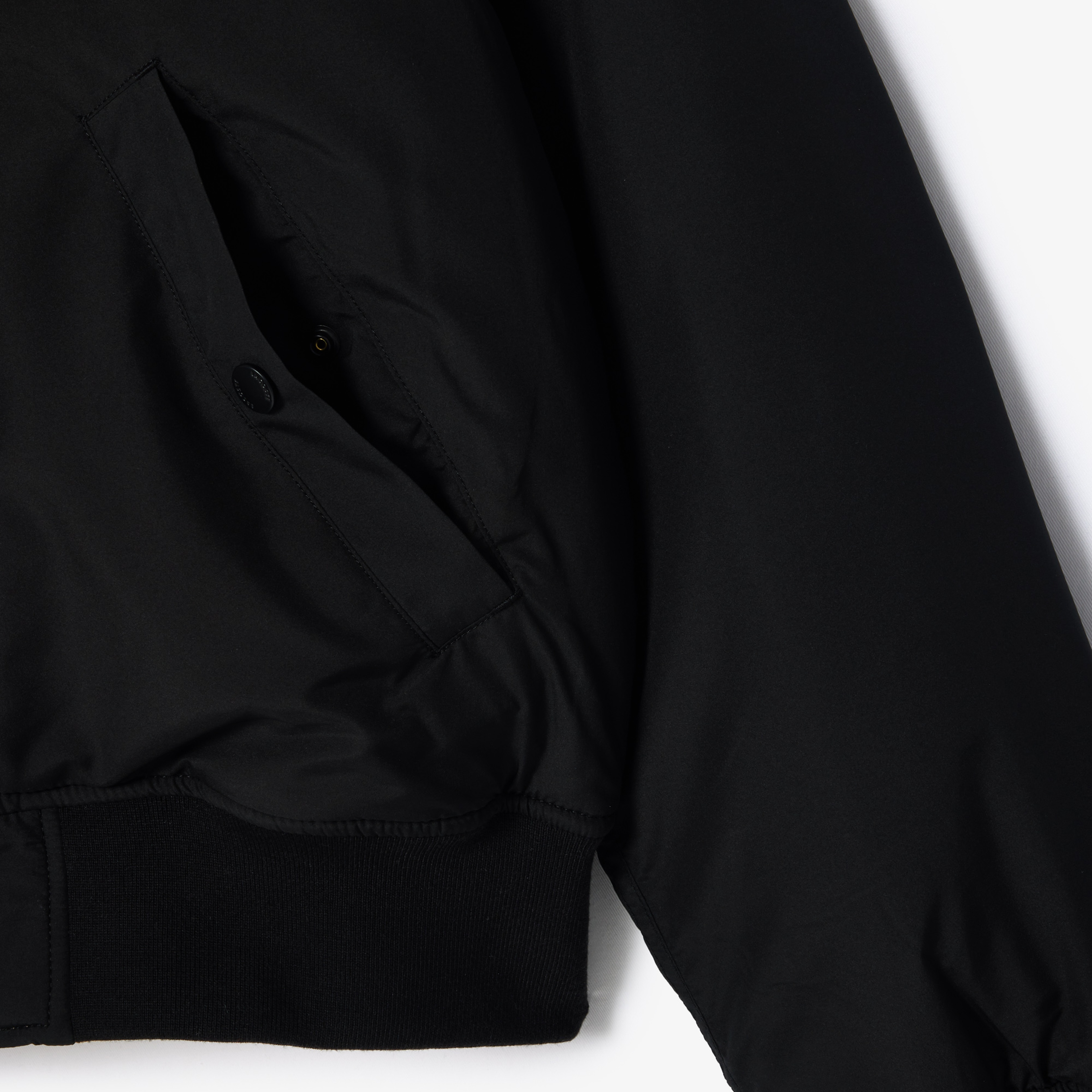 Erkek Siyah Çift Taraflı Hakim Yaka Mont