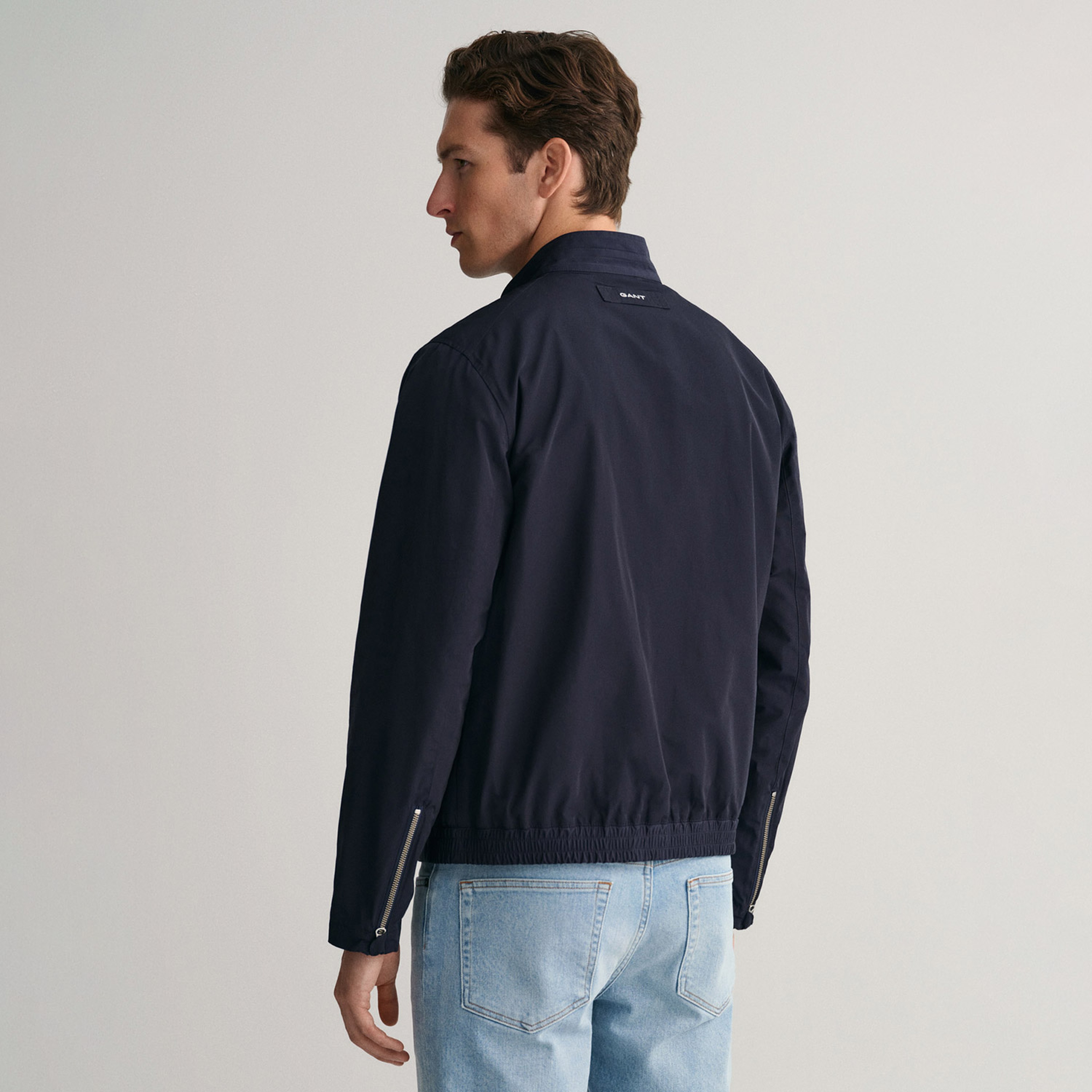 GANT Erkek Lacivert Regular Fit Fermuarlı Ceket