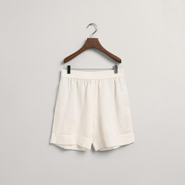 GANT Kadın Bej Relaxed Fit Şort