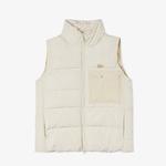 Kadın Dik Yaka Kapitone Bej Yelek