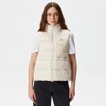 Kadın Dik Yaka Kapitone Bej Yelek