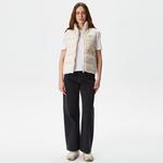 Kadın Dik Yaka Kapitone Bej Yelek