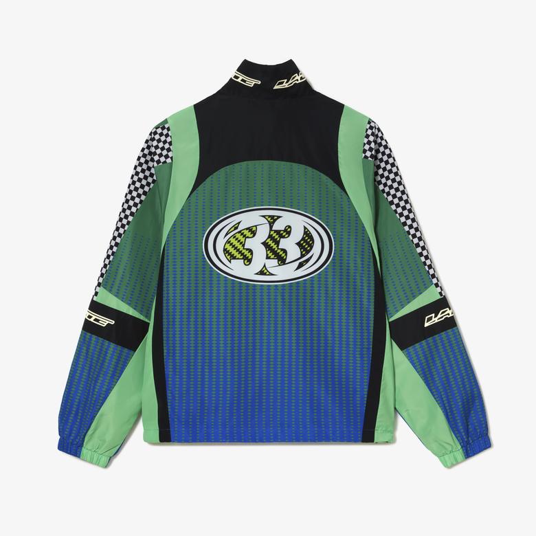 Active Erkek Dik Yaka Baskılı Yeşil Mont