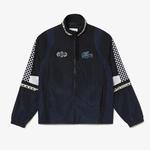 Active Erkek Dik Yaka Baskılı Siyah Mont