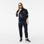 Active Erkek Dik Yaka Baskılı Siyah Mont