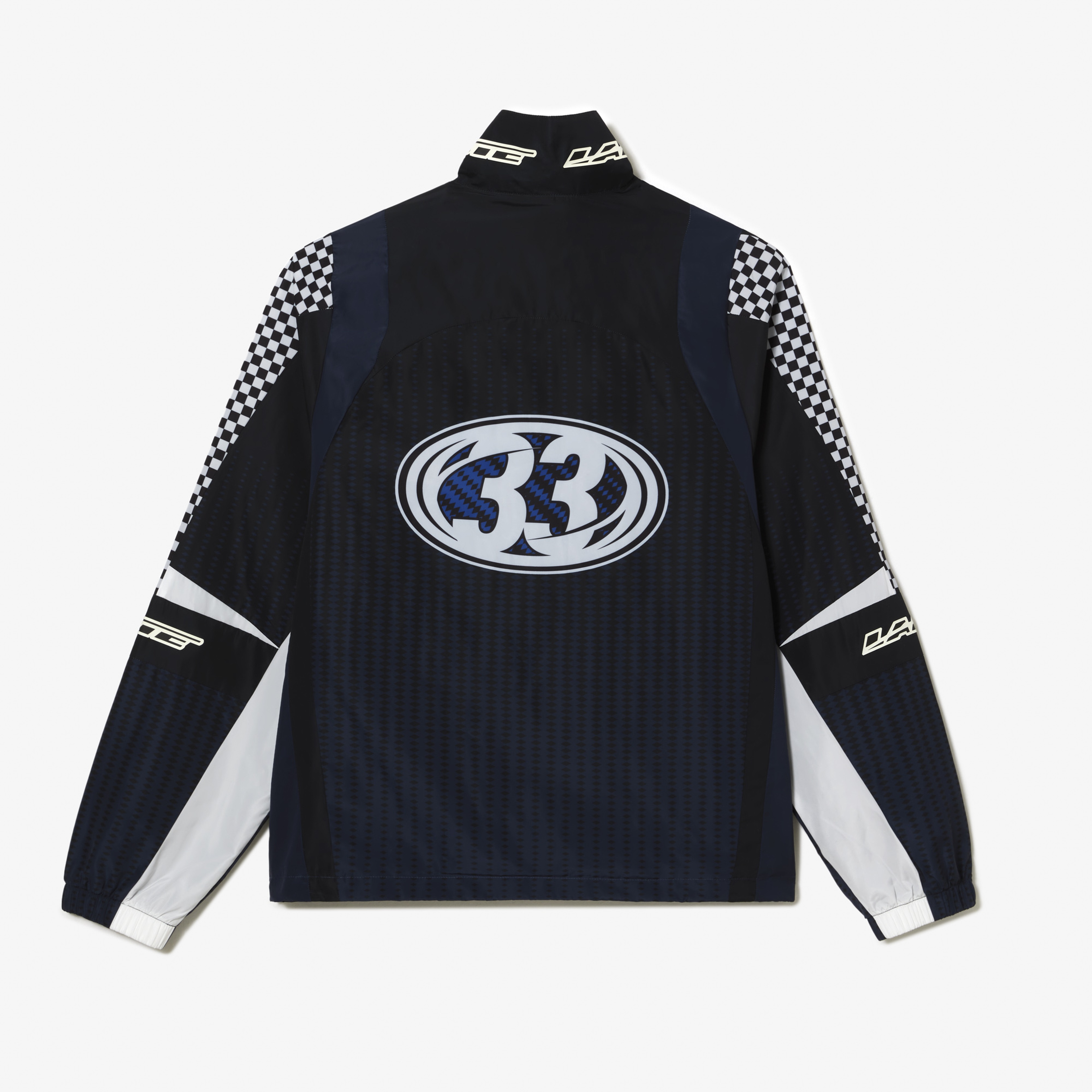 Active Erkek Dik Yaka Baskılı Siyah Mont