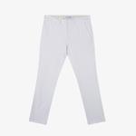 Erkek Slim Fit Beyaz Pantolon