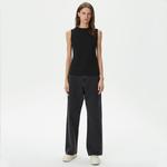 Kadın Loose Fit Siyah Jean Pantolon