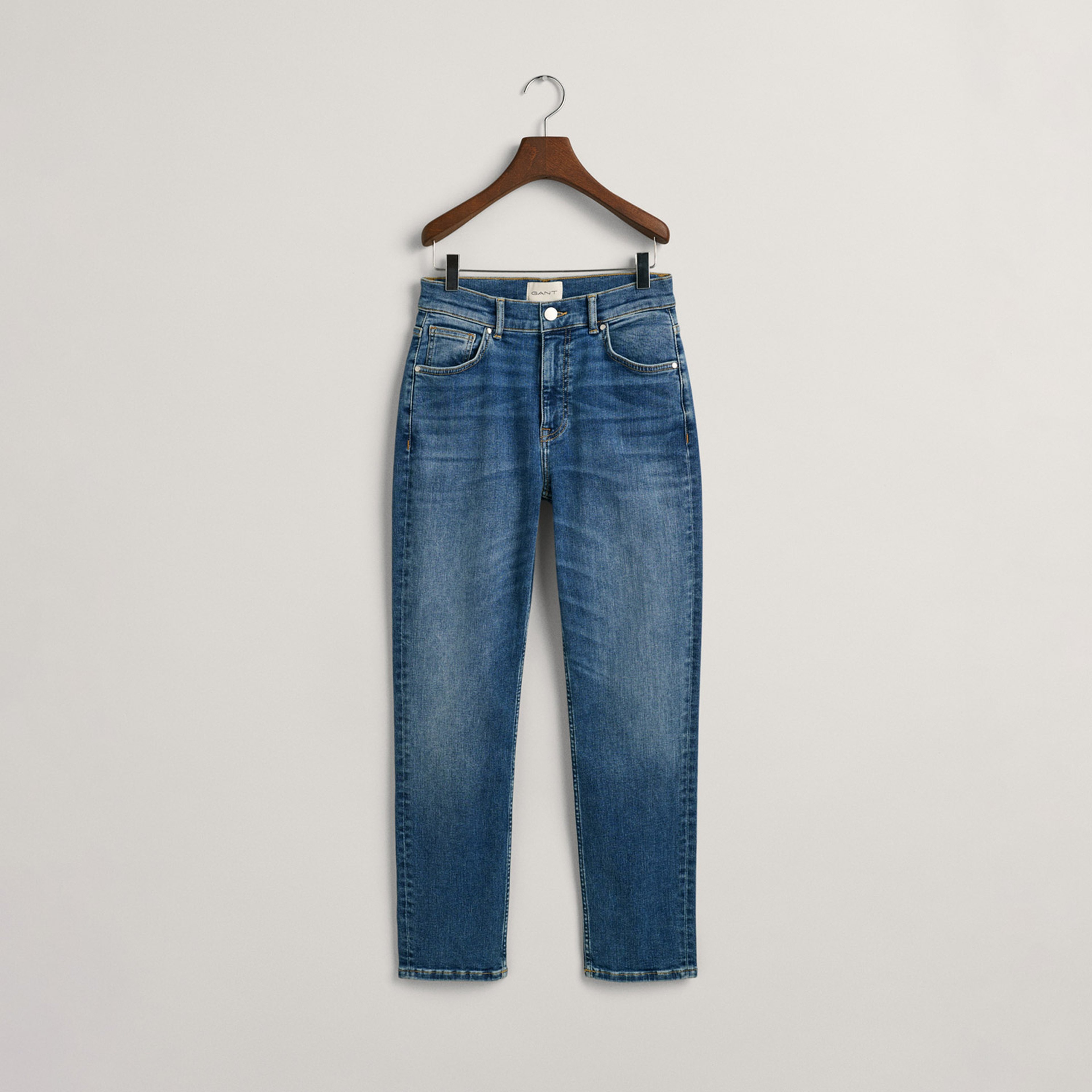 GANT Kadın Mavi Slim Fit Jean Pantolon