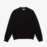 Erkek Classic Fit Bisiklet Yaka Siyah Sweatshirt