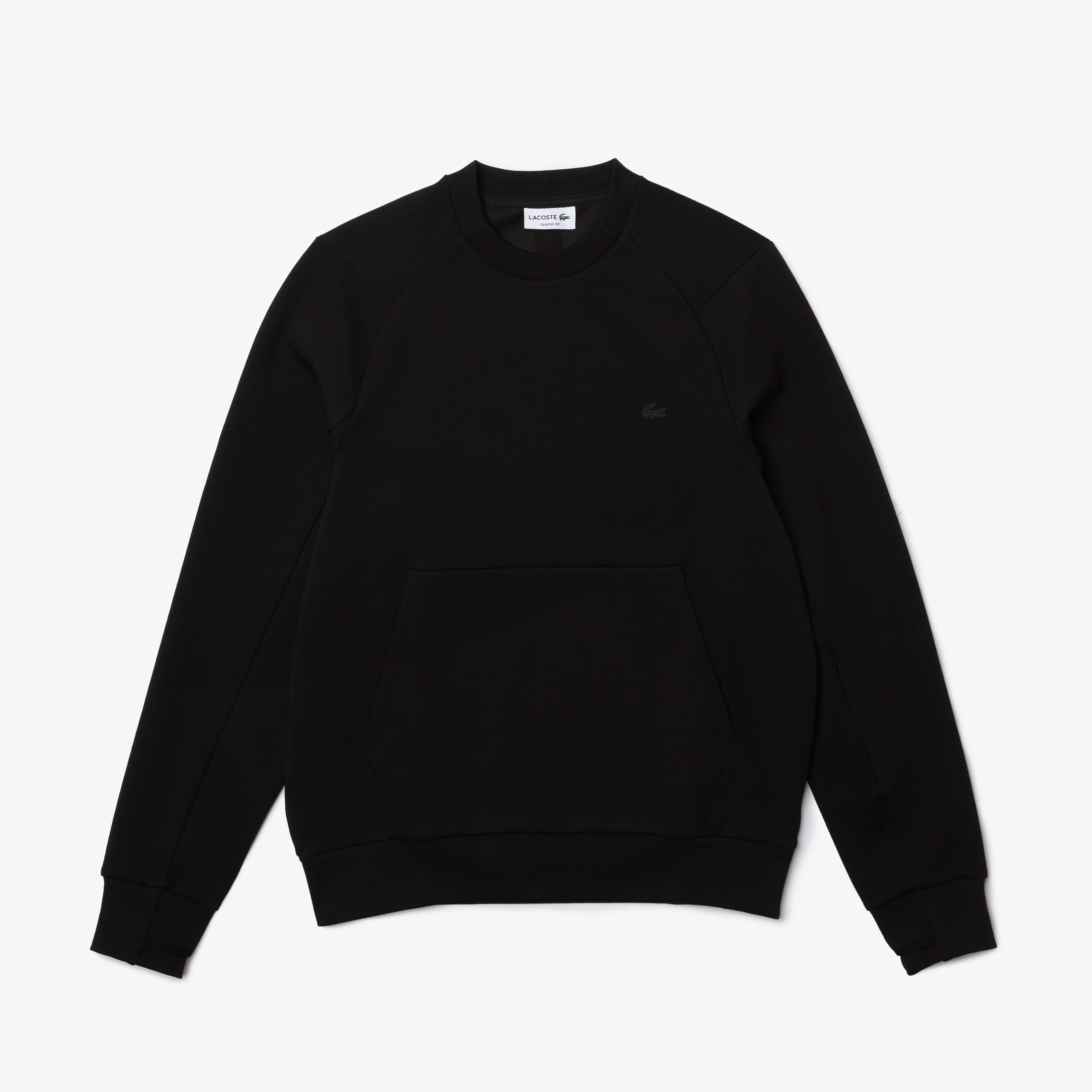 Erkek Classic Fit Bisiklet Yaka Siyah Sweatshirt
