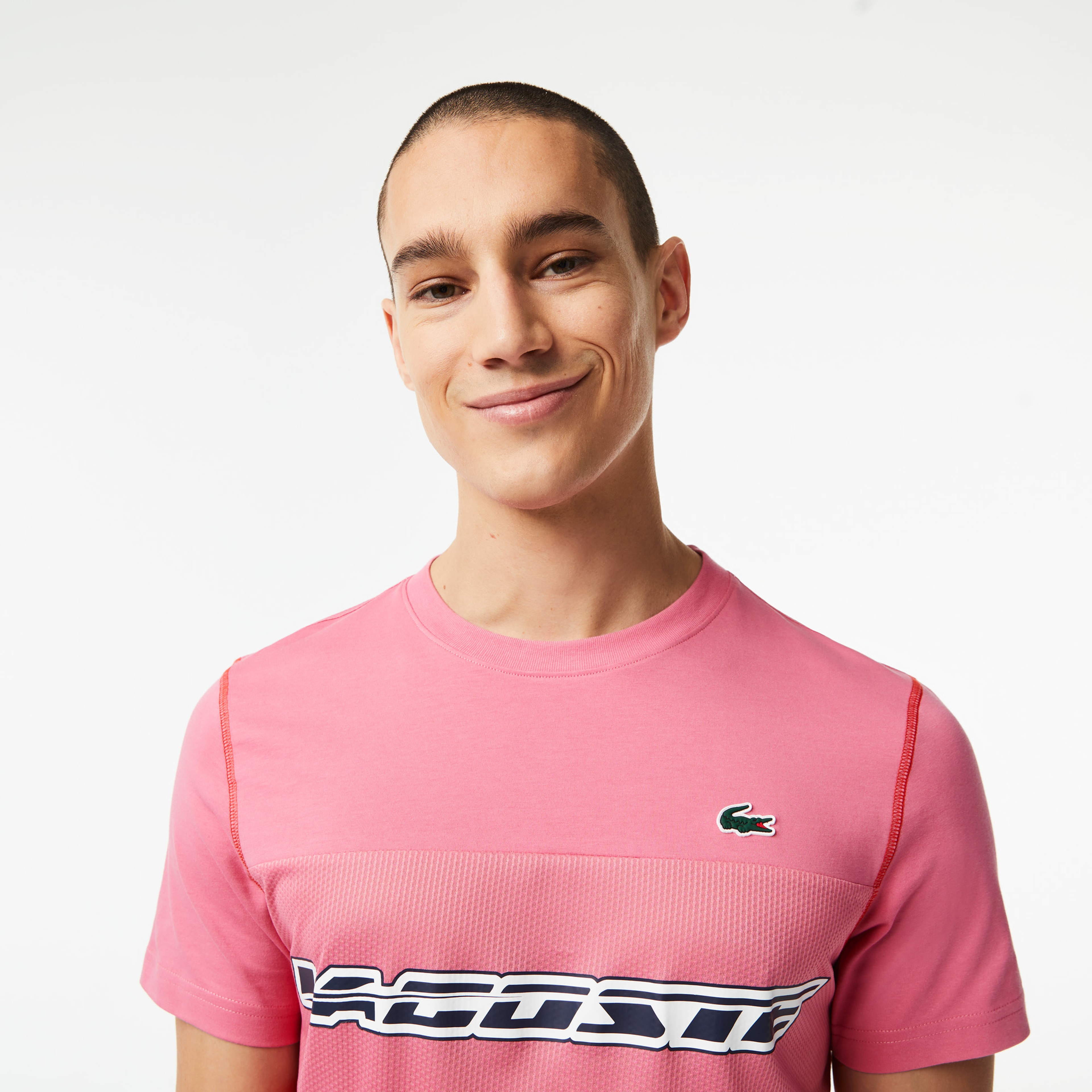 SPORT X DANIIL MEDVEDEV Erkek Regular Fit Bisiklet Yaka Renk Bloklu Kırmızı T-Shirt