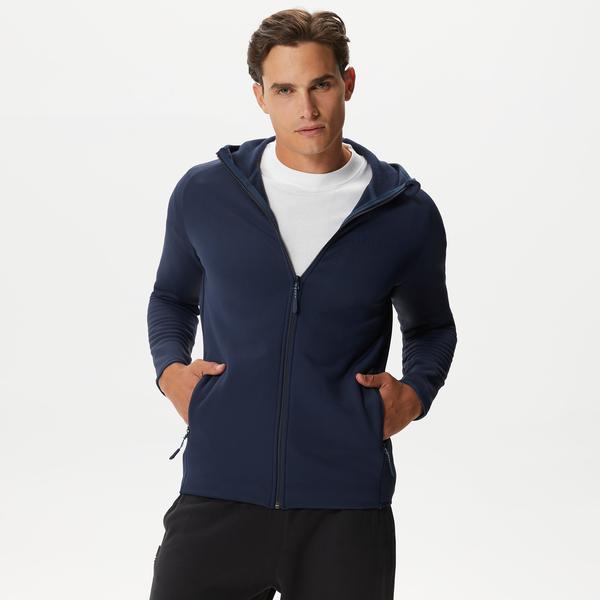 Jack Wolfskin Baiselberg Hooded Fz Erkek Mavi Mont