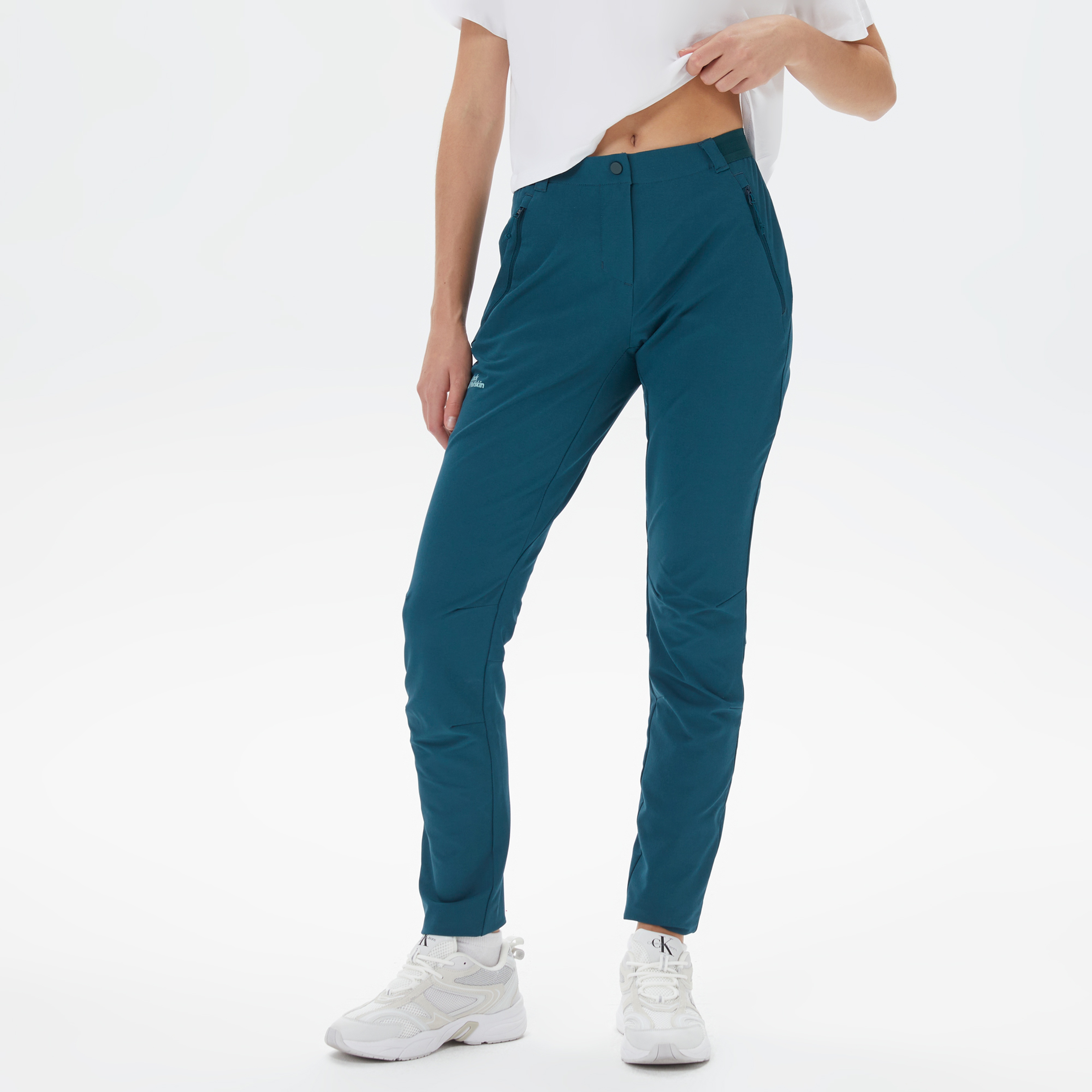 Jack Wolfskin Geigelstein Slim Kadın Yeşil Pantolon