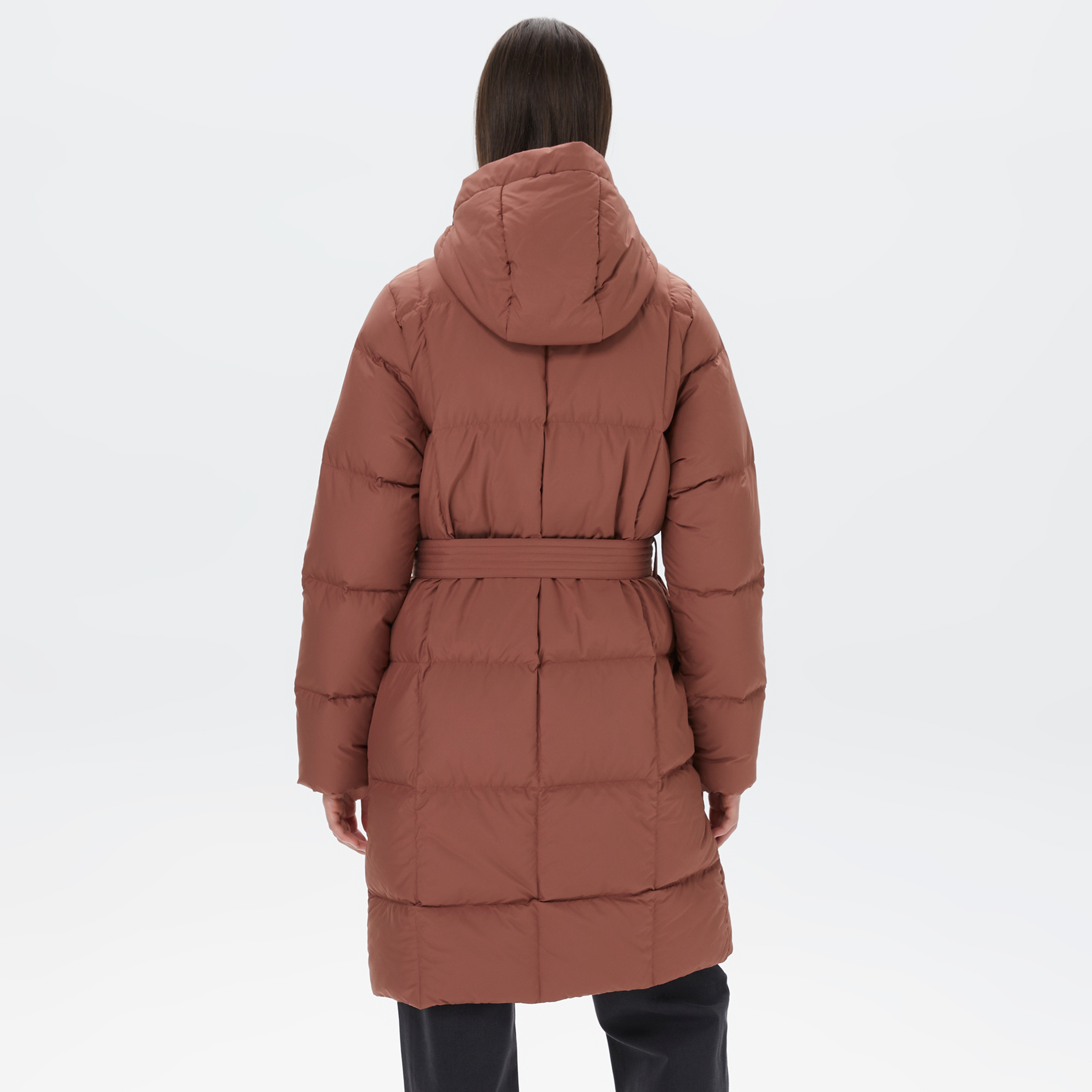 Jack Wolfskin Frozen Lake Coat Kadın Kahverengi Mont