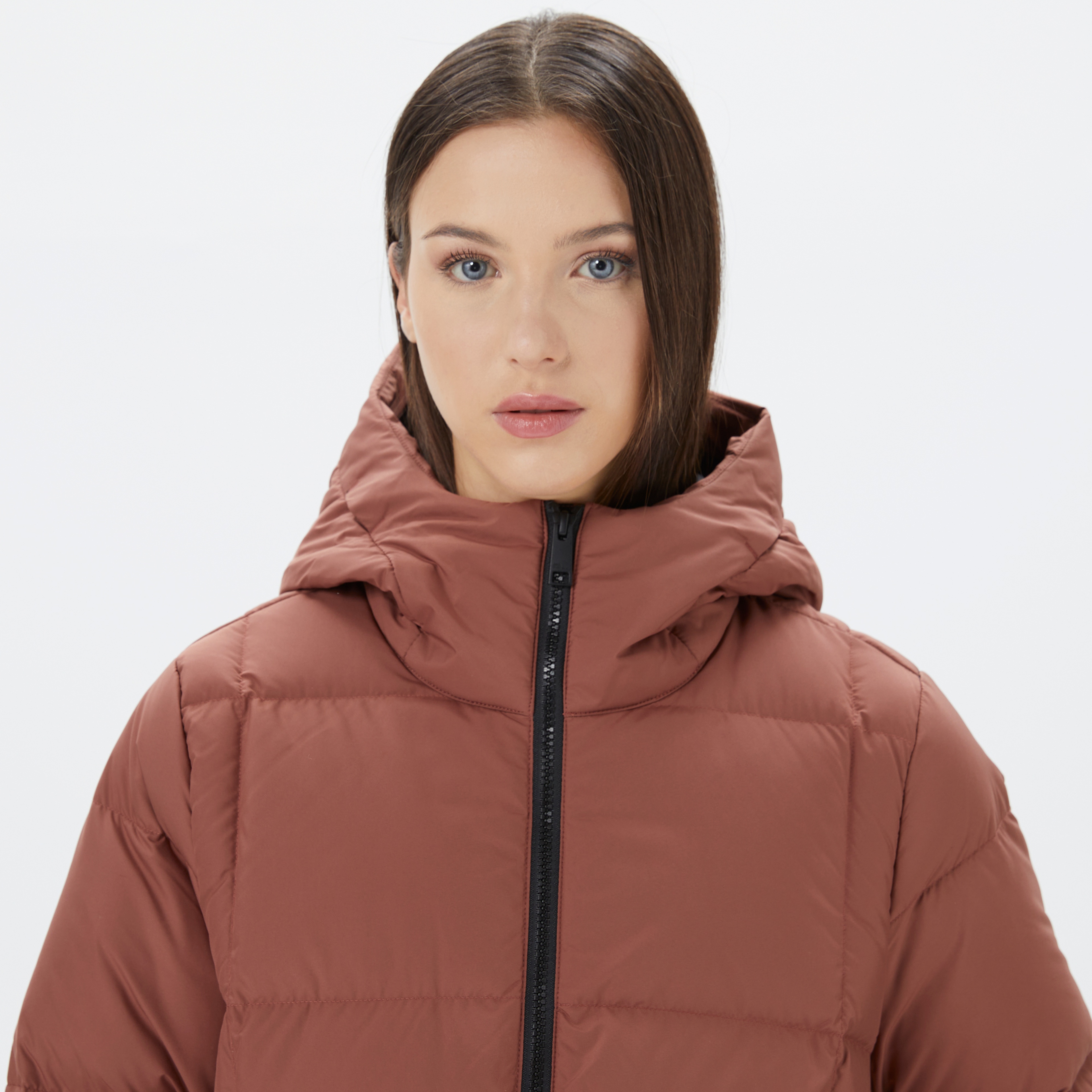 Jack Wolfskin Frozen Lake Coat Kadın Kahverengi Mont