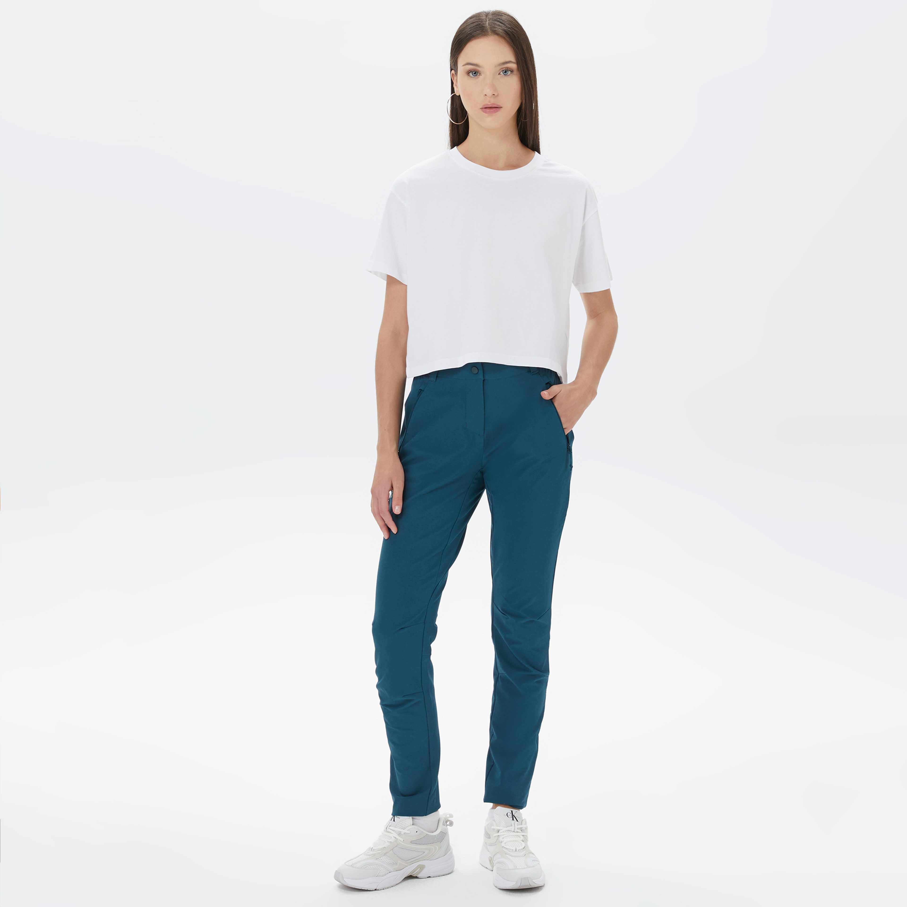 Jack Wolfskin Geigelstein Slim Kadın Yeşil Pantolon