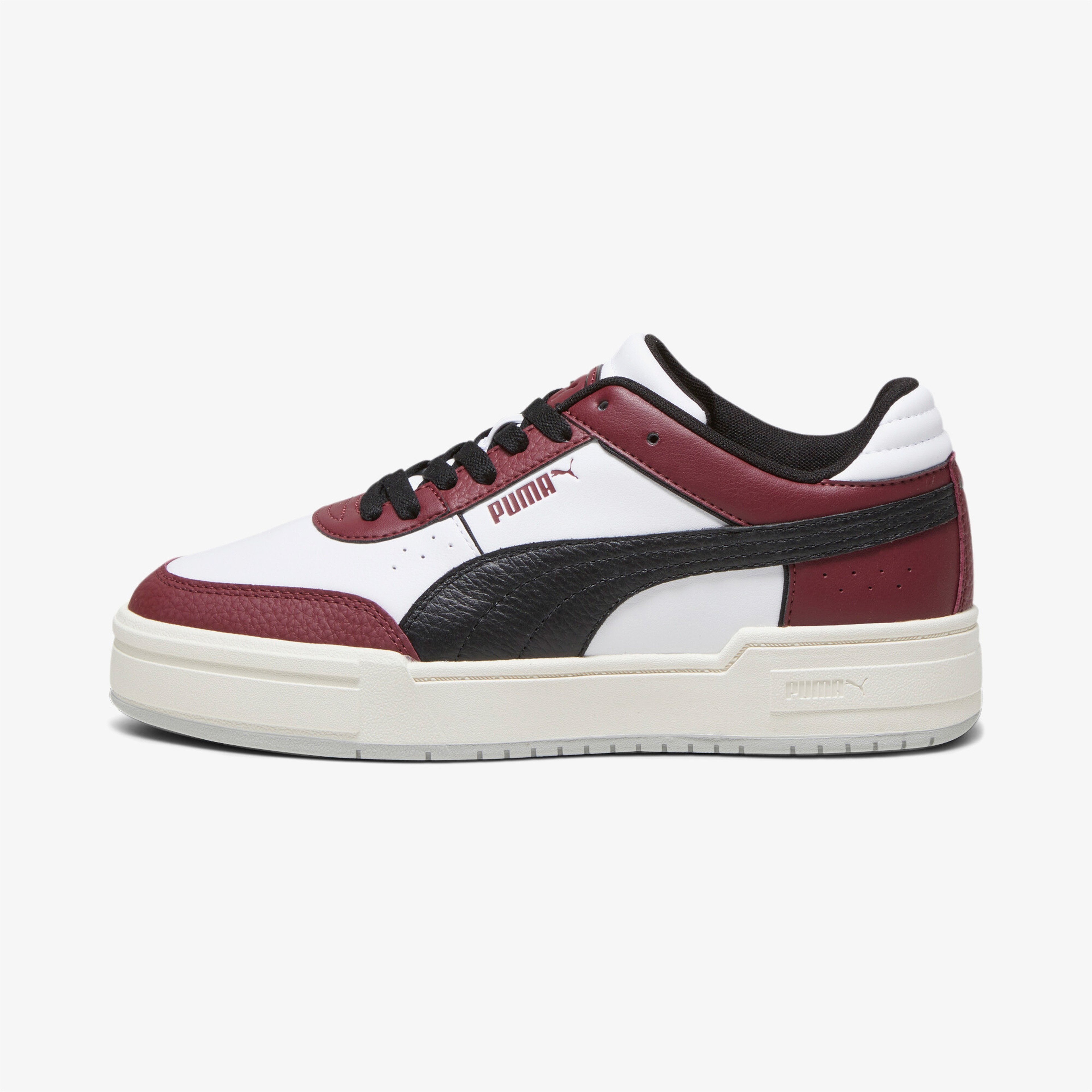 Puma Ca Pro Sport Lth Unisex Beyaz/Bordo Spor Ayakkabı