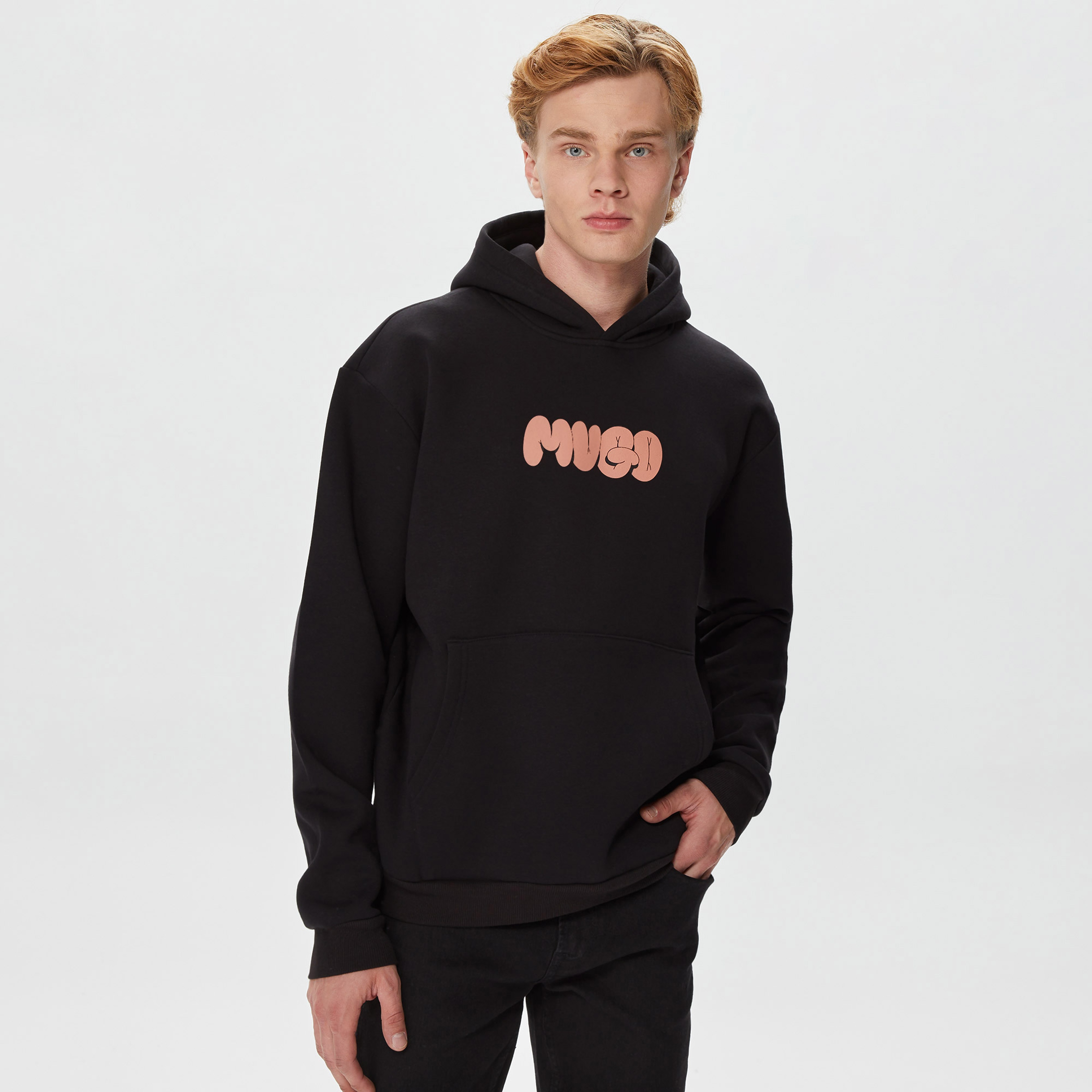 Mugo Erkek Siyah Sweatshirt