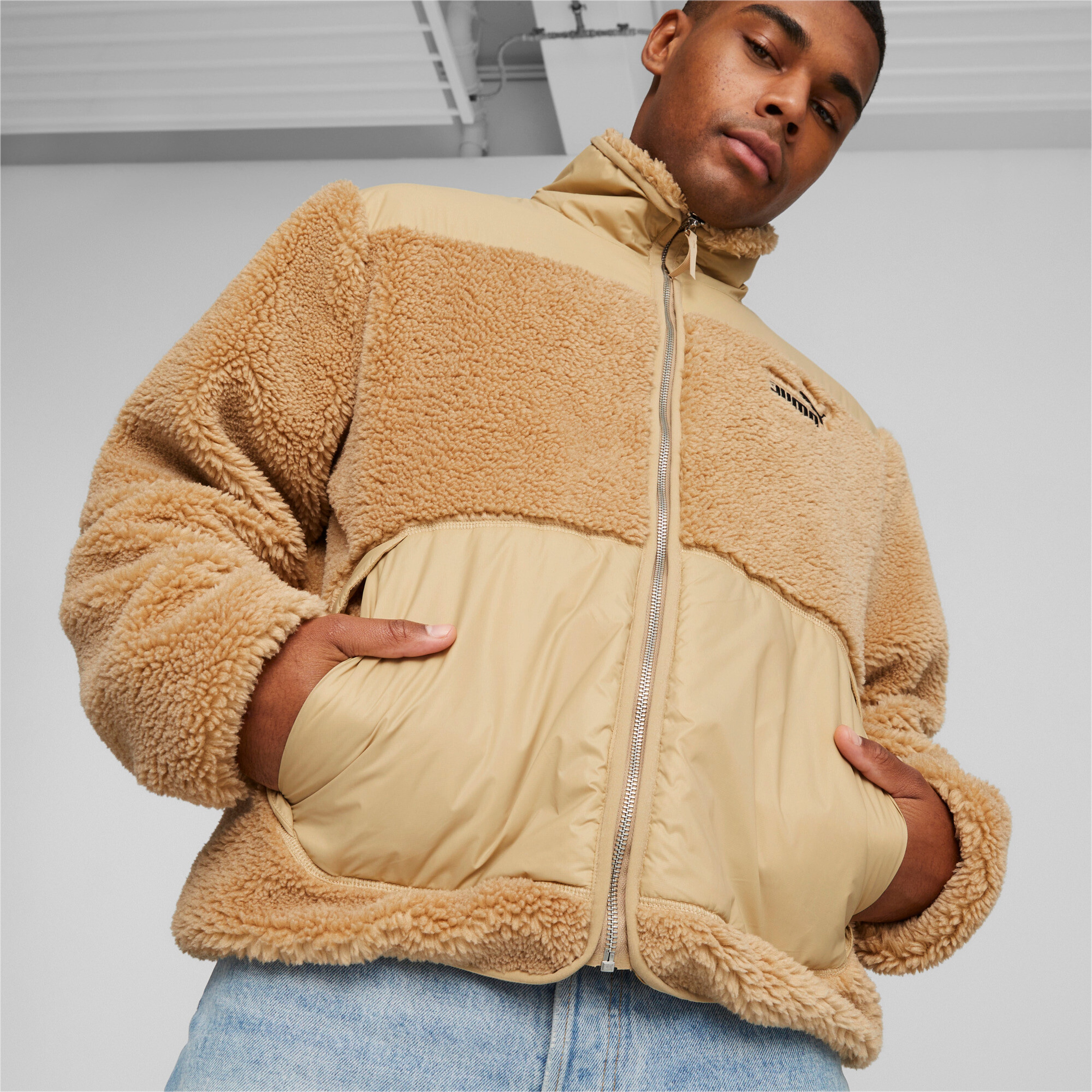 Puma Sherpa Erkek Kahverengi Ceket