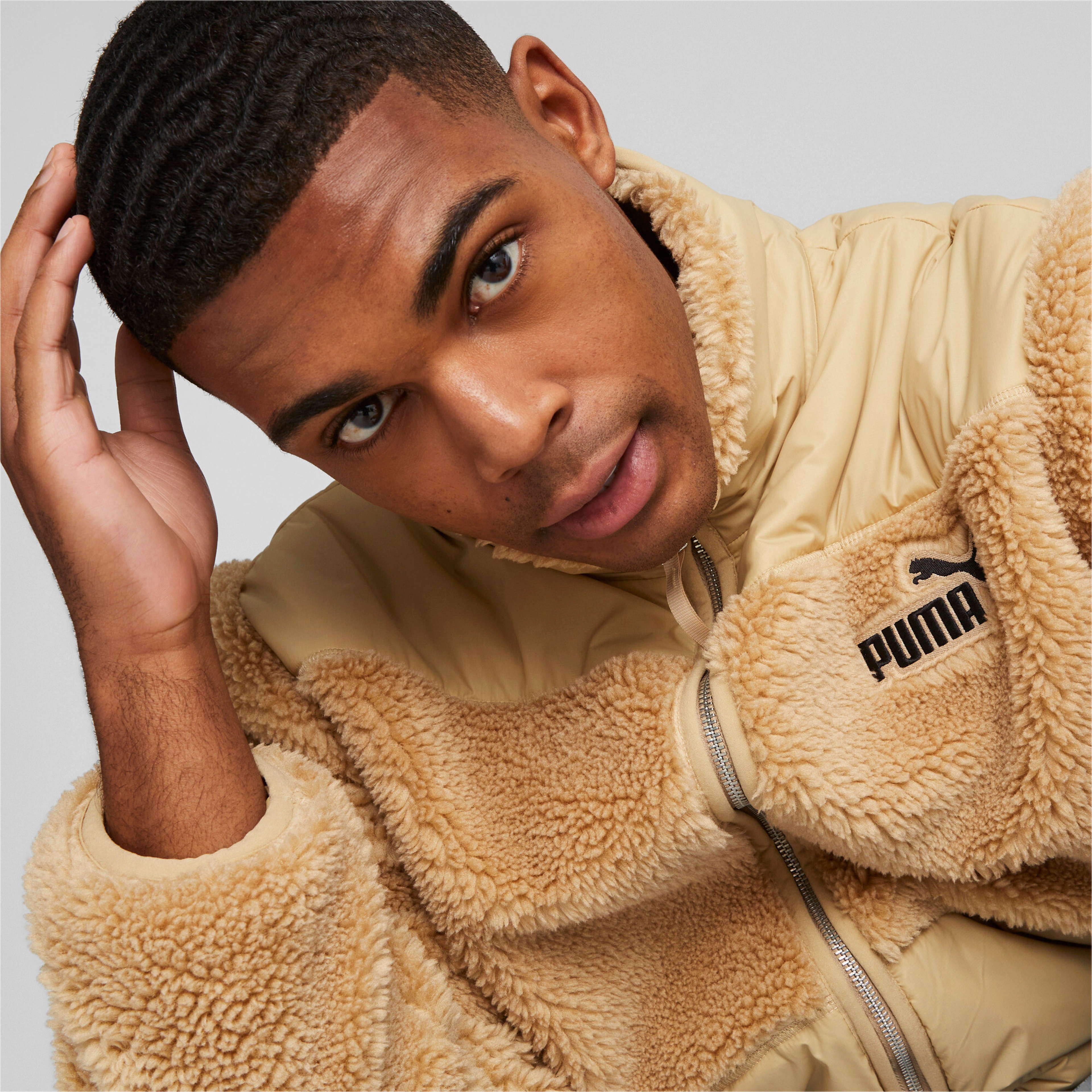 Puma Sherpa Erkek Kahverengi Ceket