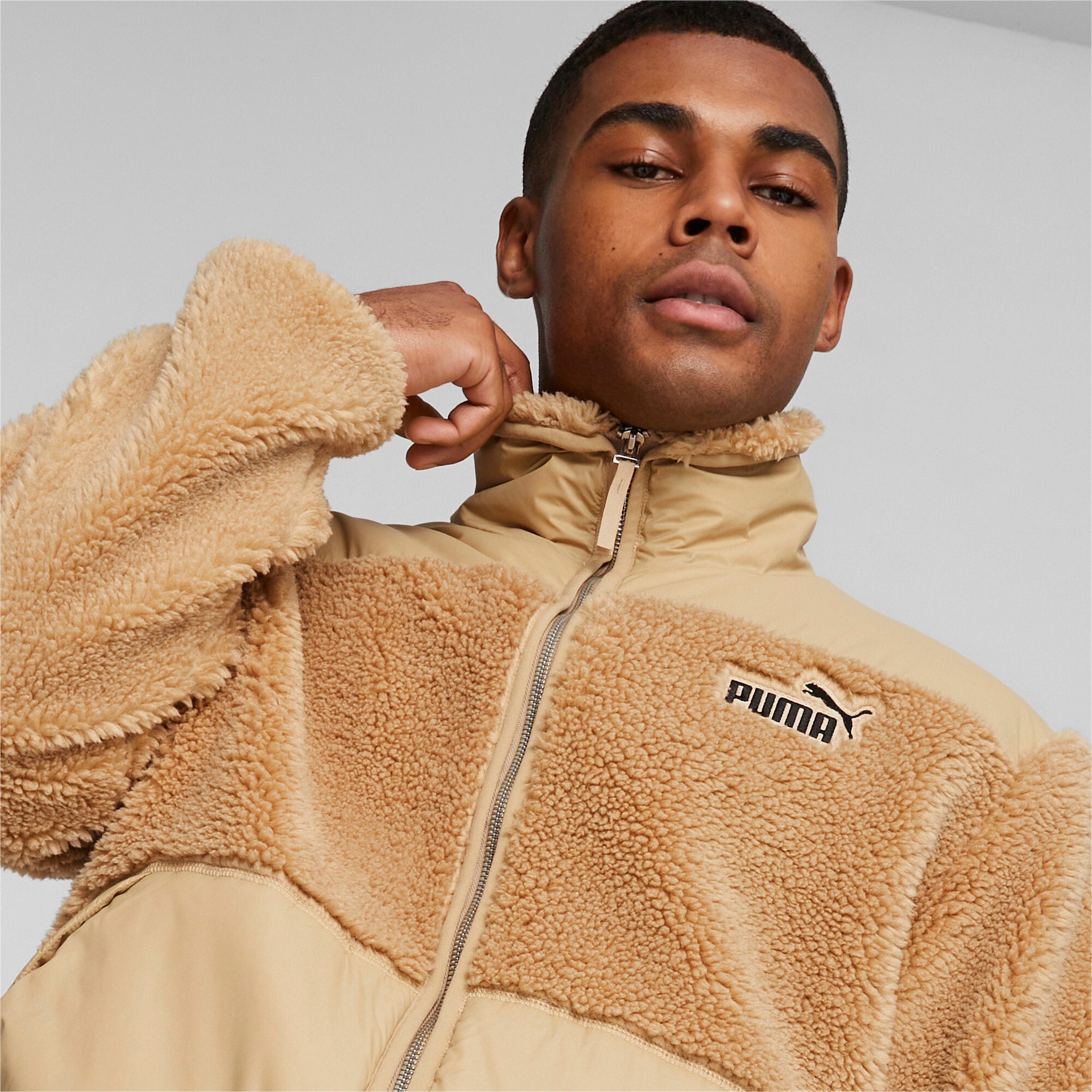 Puma Sherpa Erkek Kahverengi Ceket