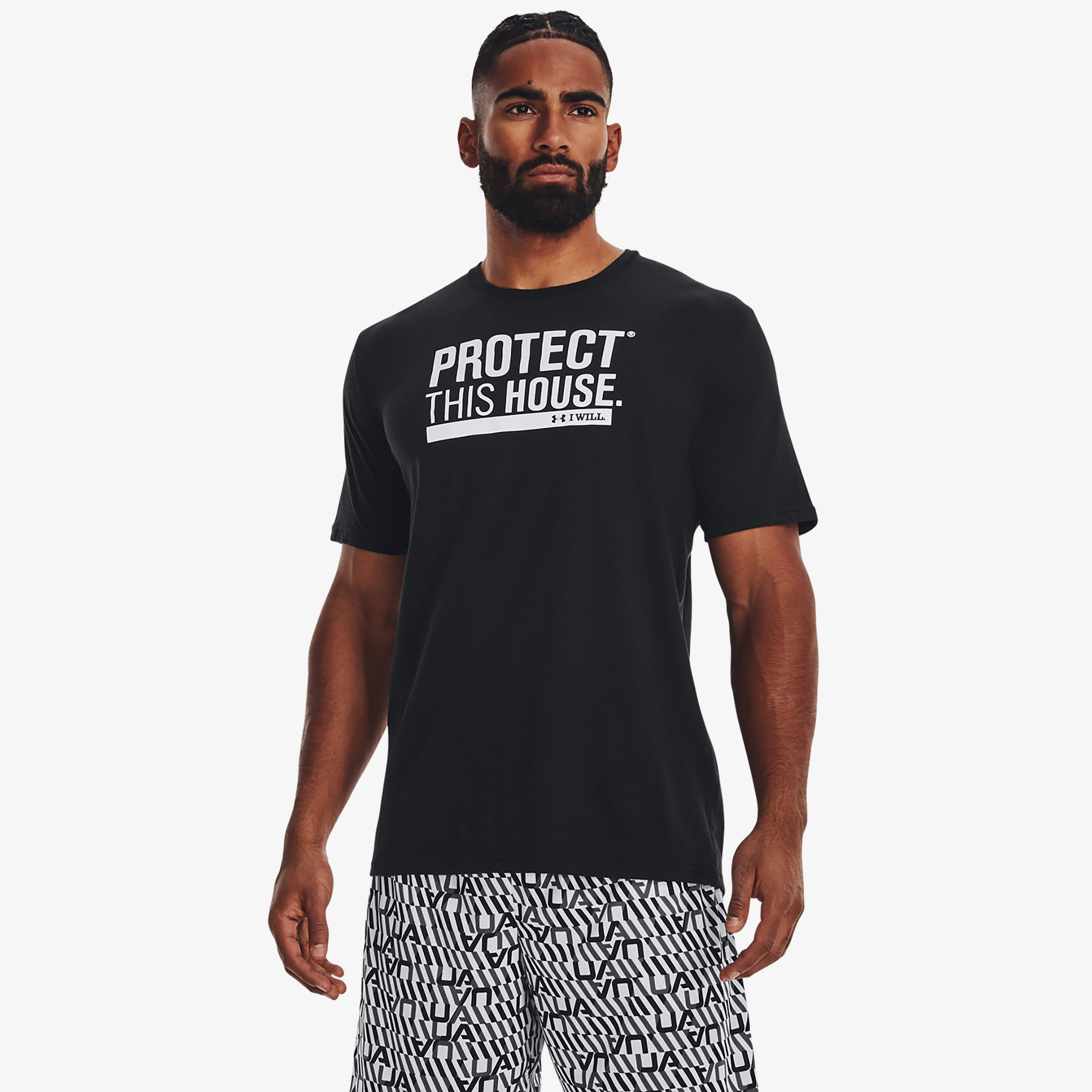 Under Armour Erkek Siyah T-Shirt