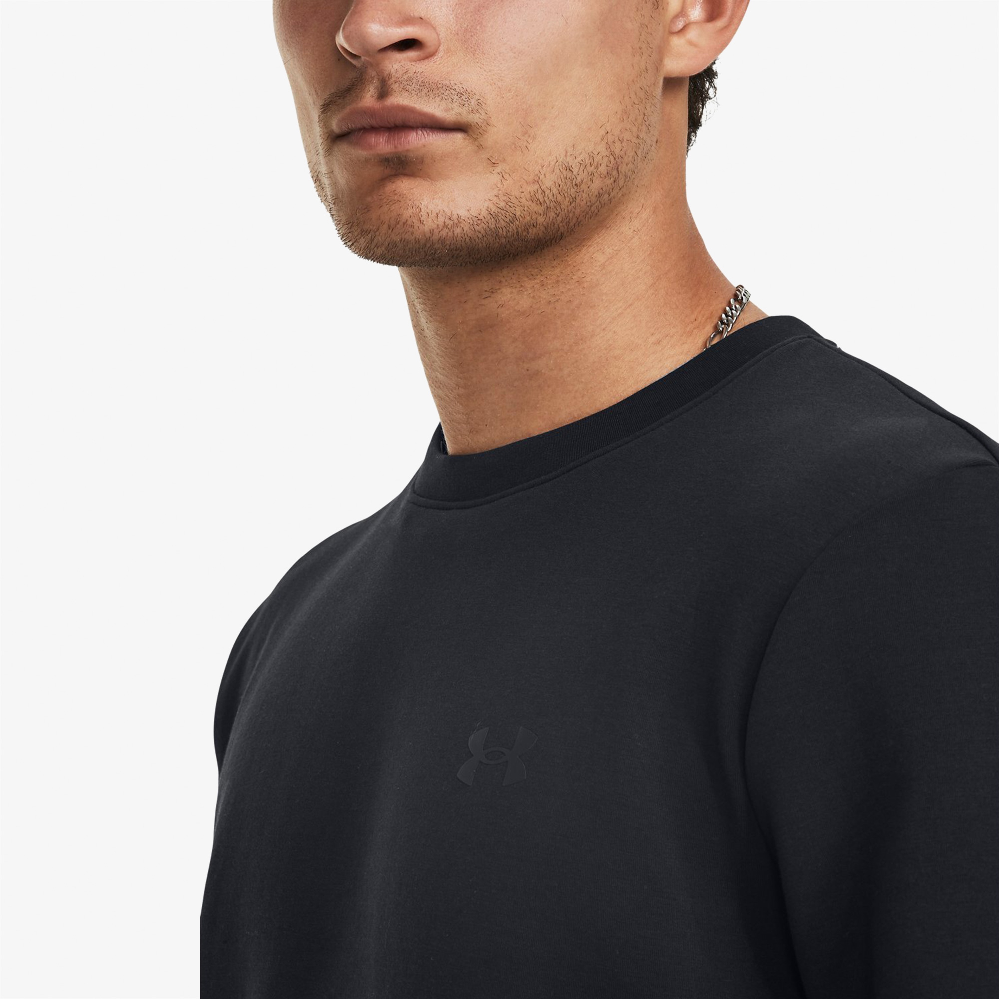 Under Armour Unstoppable Fleece Erkek Siyah Sweatshirt