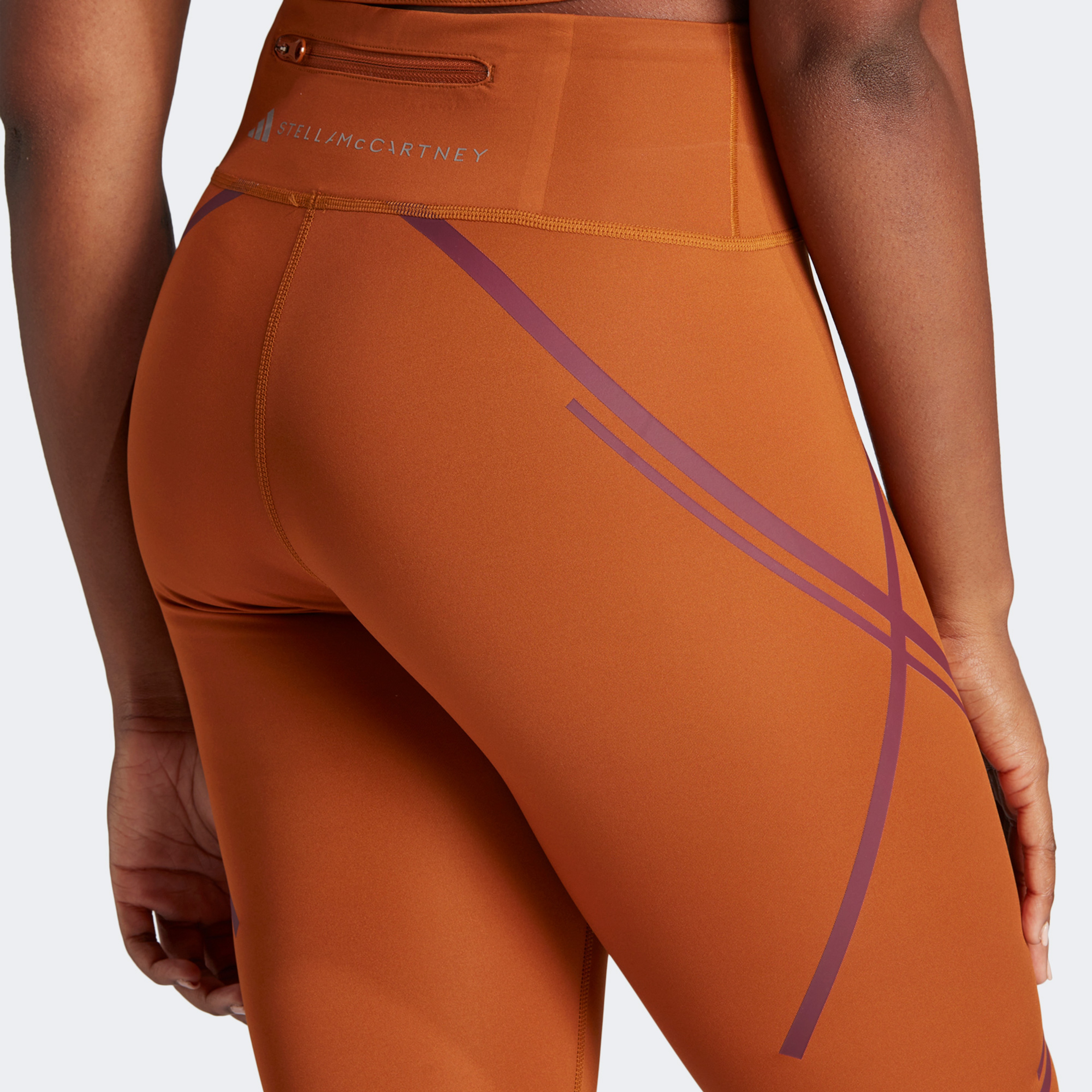 adidas by Stella McCartney TruePace Running Kadın Kahverengi Tayt