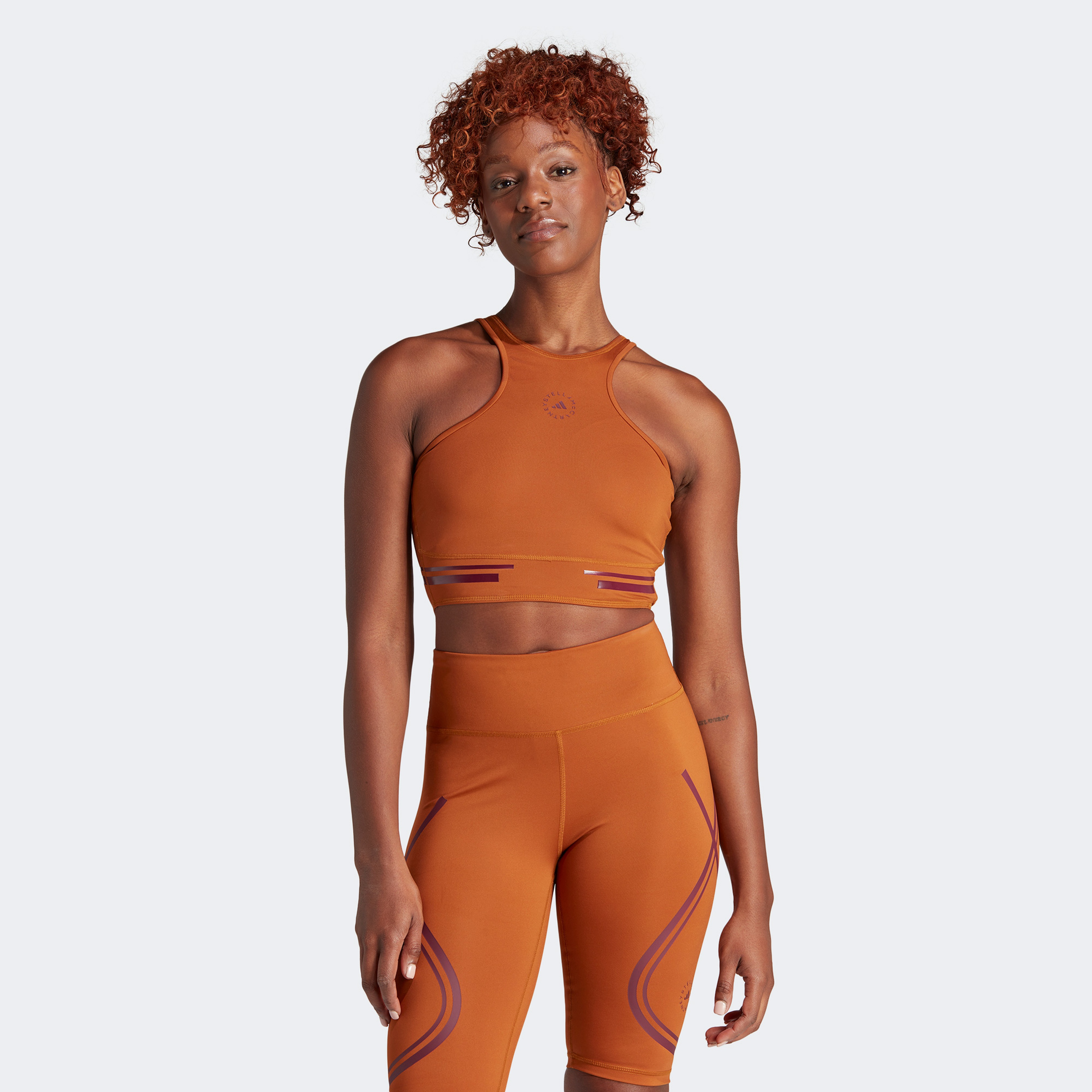 adidas by Stella McCartney TruePace Running Kadın Kahverengi Bra