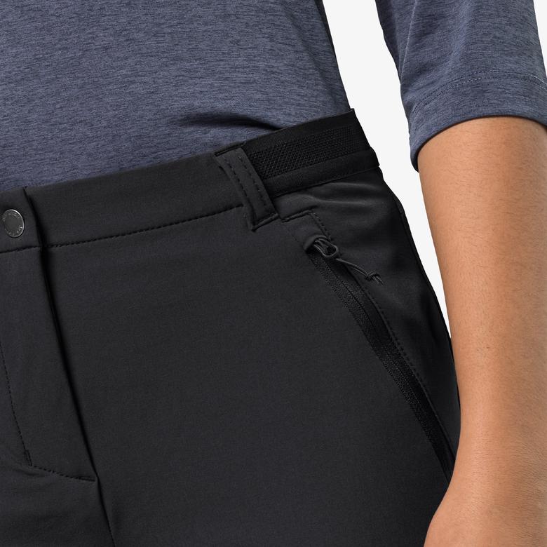 Jack Wolfskin Geigelstein Slim Softshell Siyah Kadın Pantolon