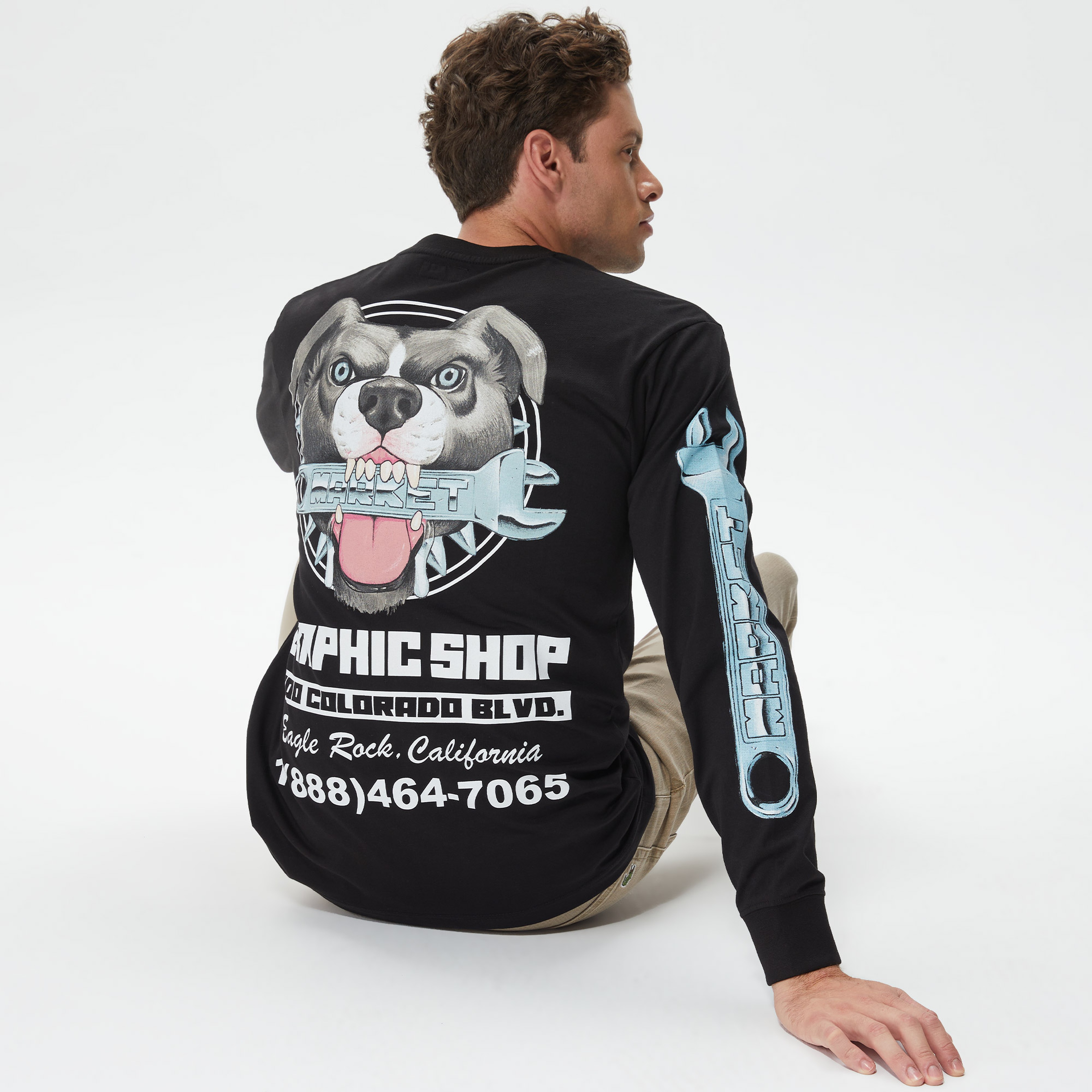 Market Junkyard Dog Erkek Siyah Sweatshirt