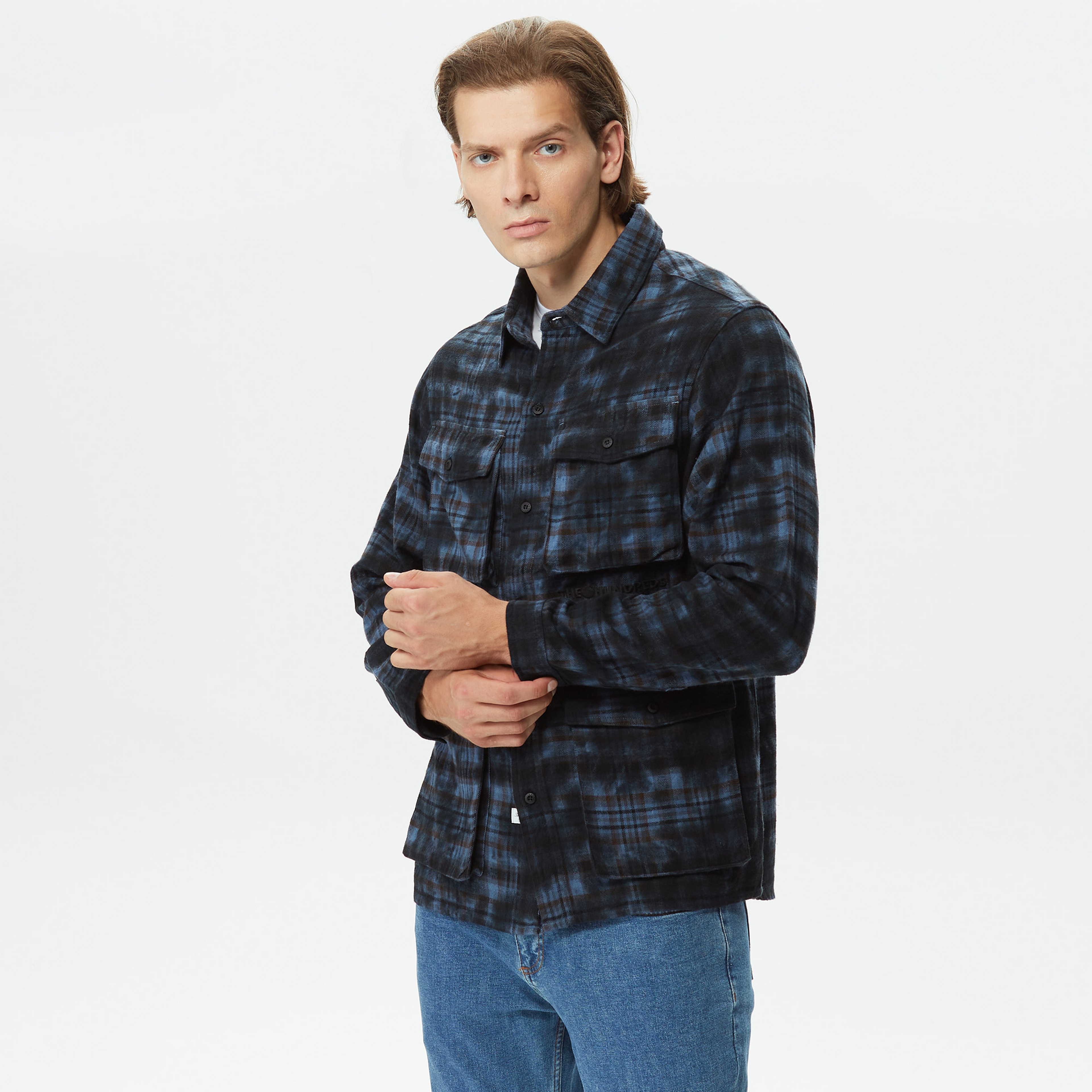 The Hundreds Bagger Woven Erkek Siyah Gömlek