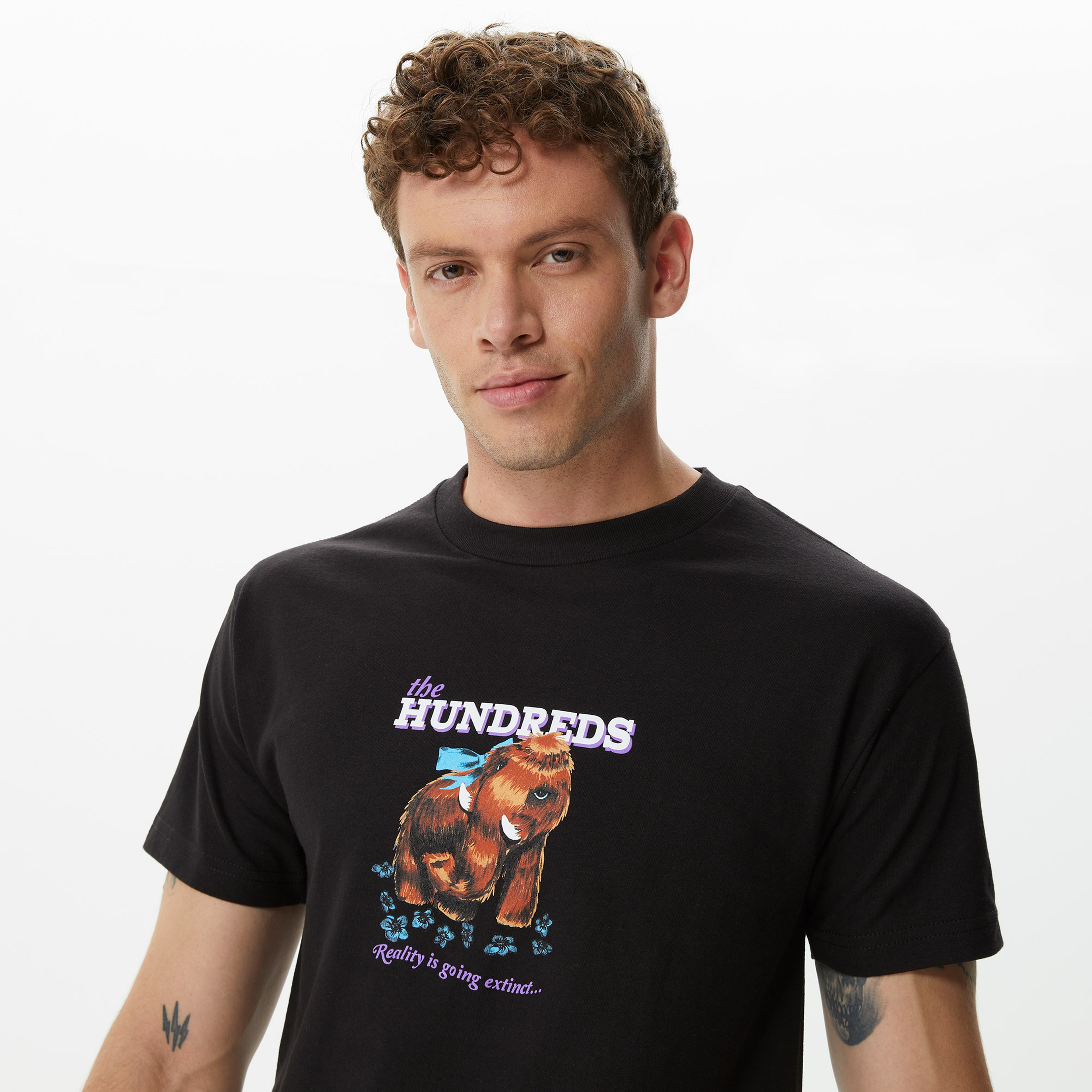 The Hundreds Trucker Erkek Siyah T-Shirt